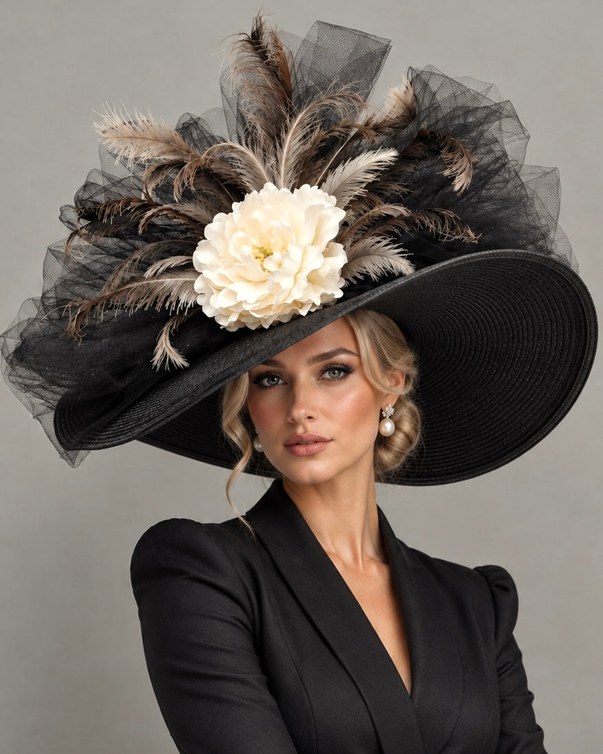 Rhea - Kentucky Derby Hat - Church Hat