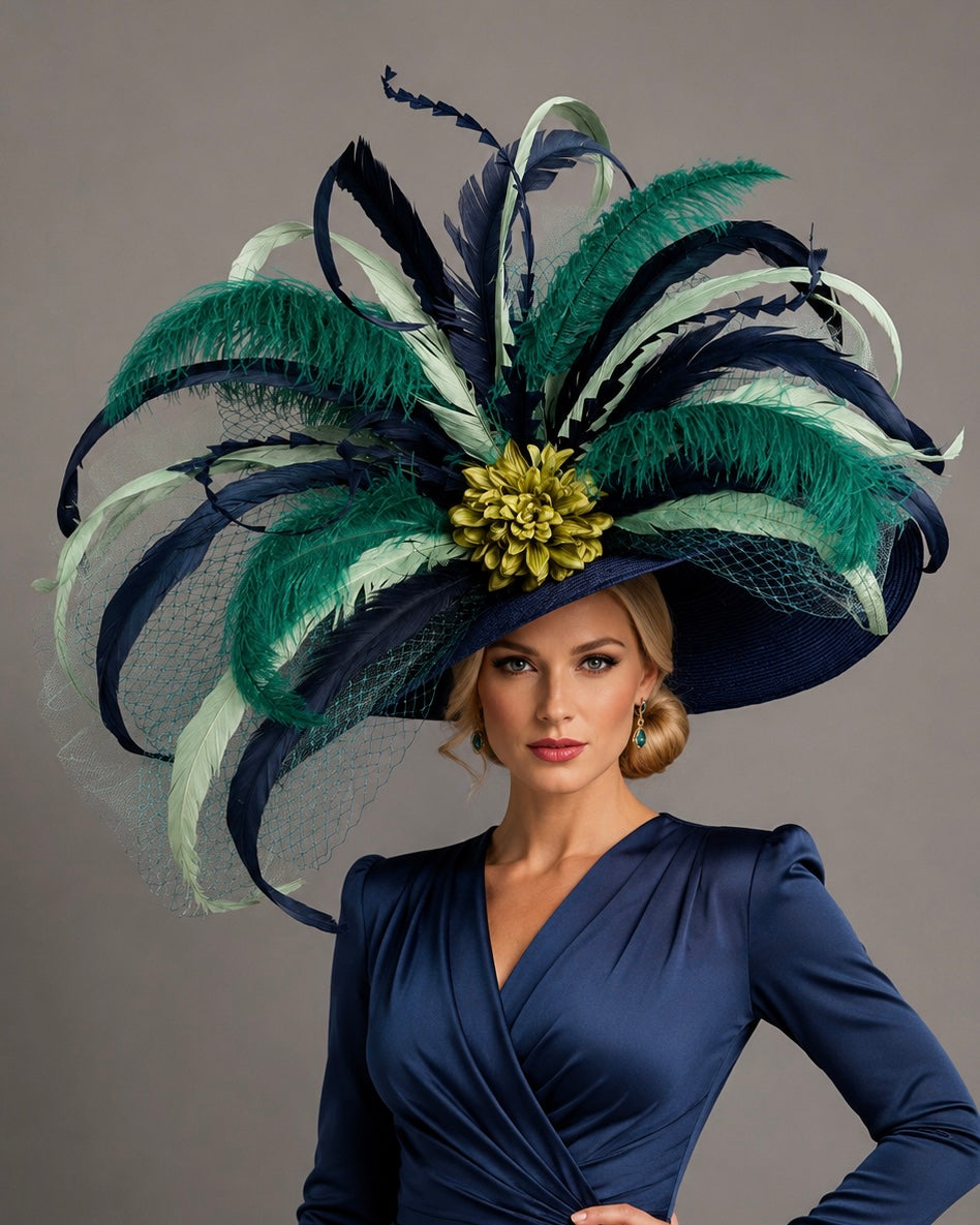 Esmeralda Navy Green