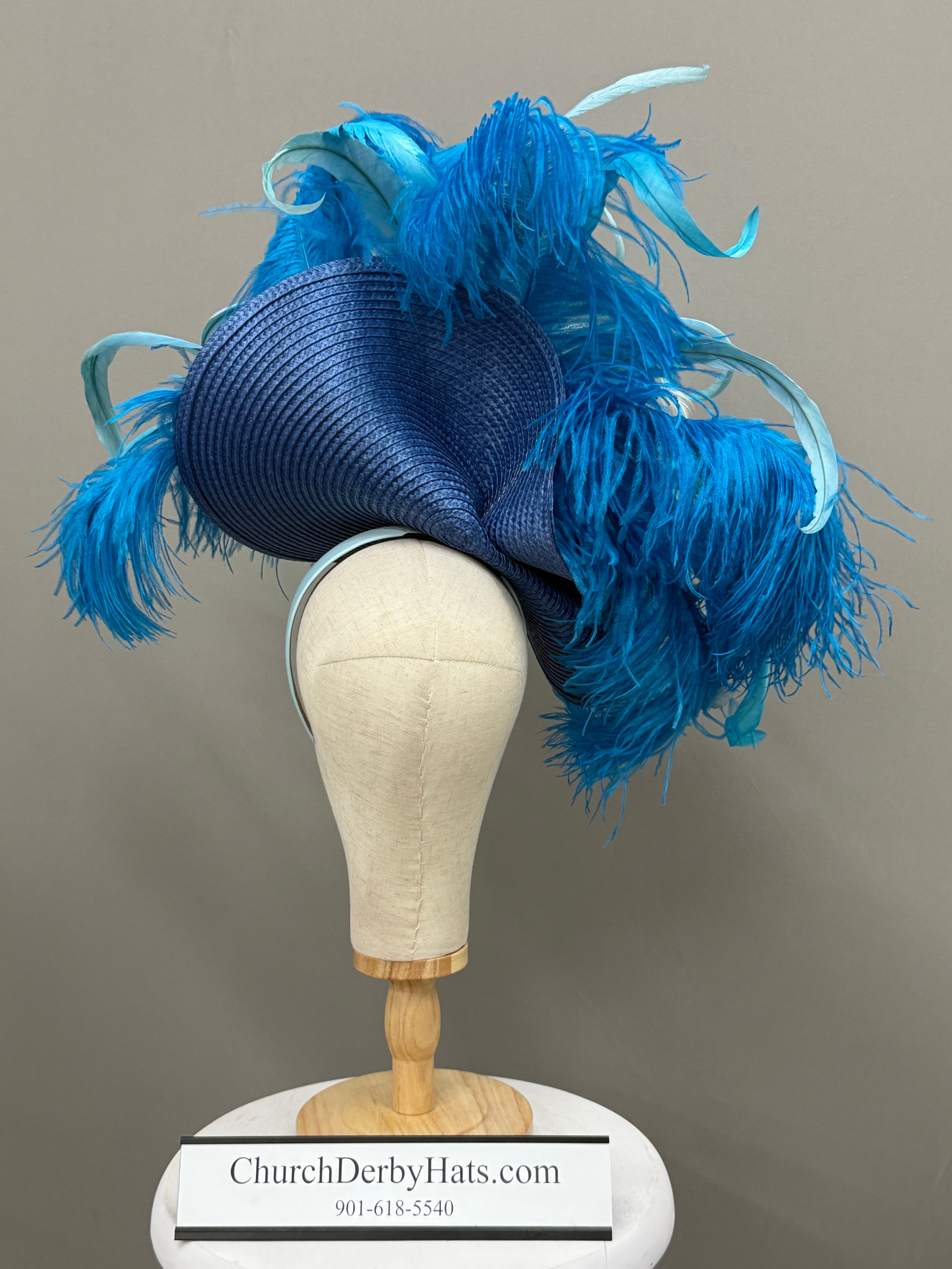 Blue Bonnet - Kentucky Derby Hat