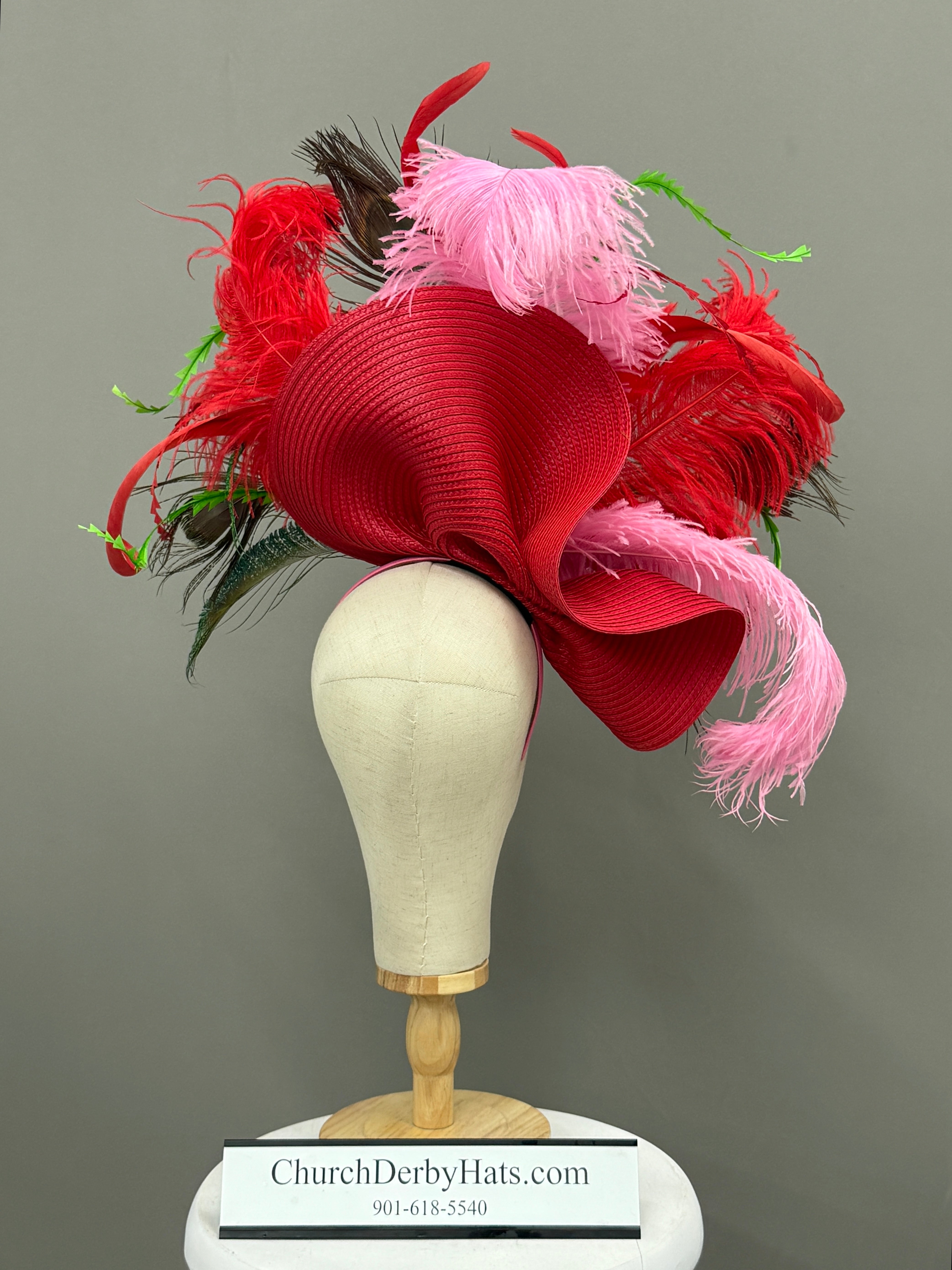 Rhea Fascinator - Kentucky Derby Hat