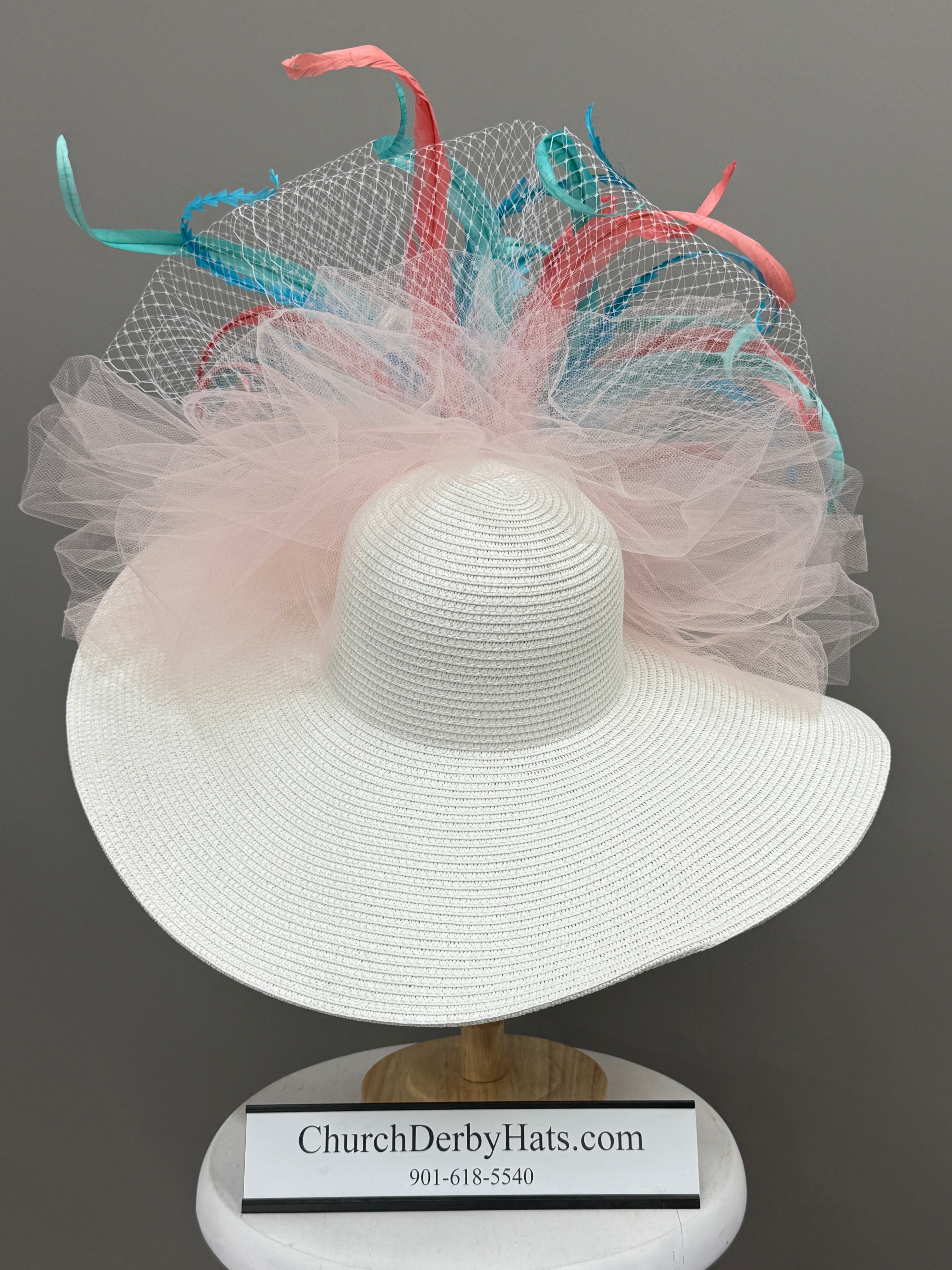 Morgan Blue - Kentucky Derby Hat