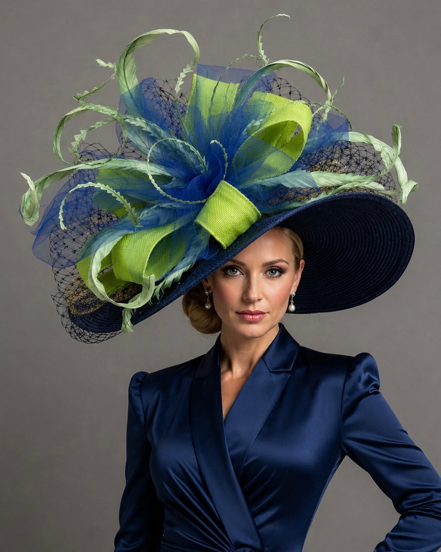 Iena Navy - Kentucky Derby Hat