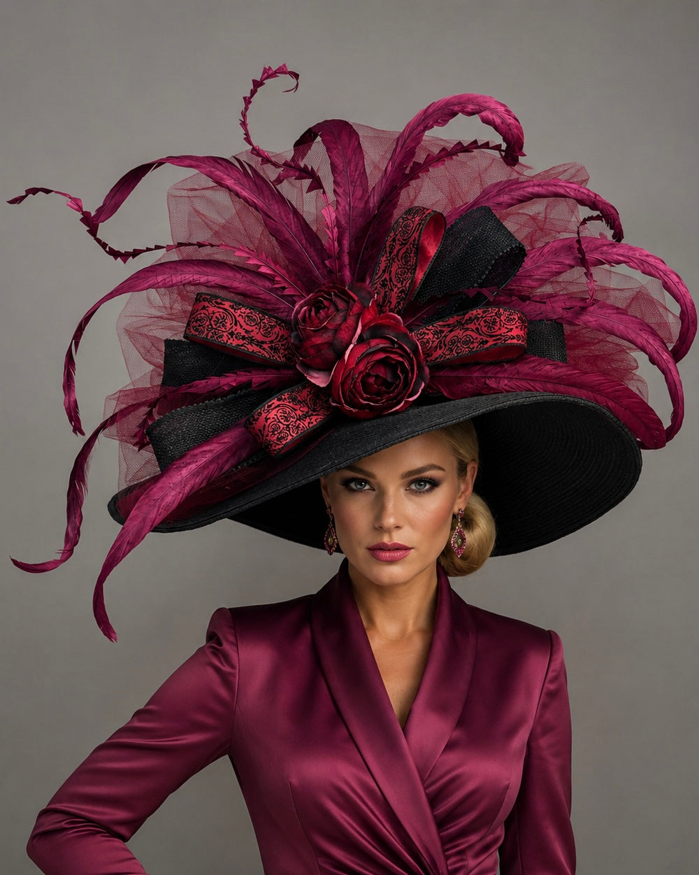 Meghan Merlot - Kentucky Derby Hat