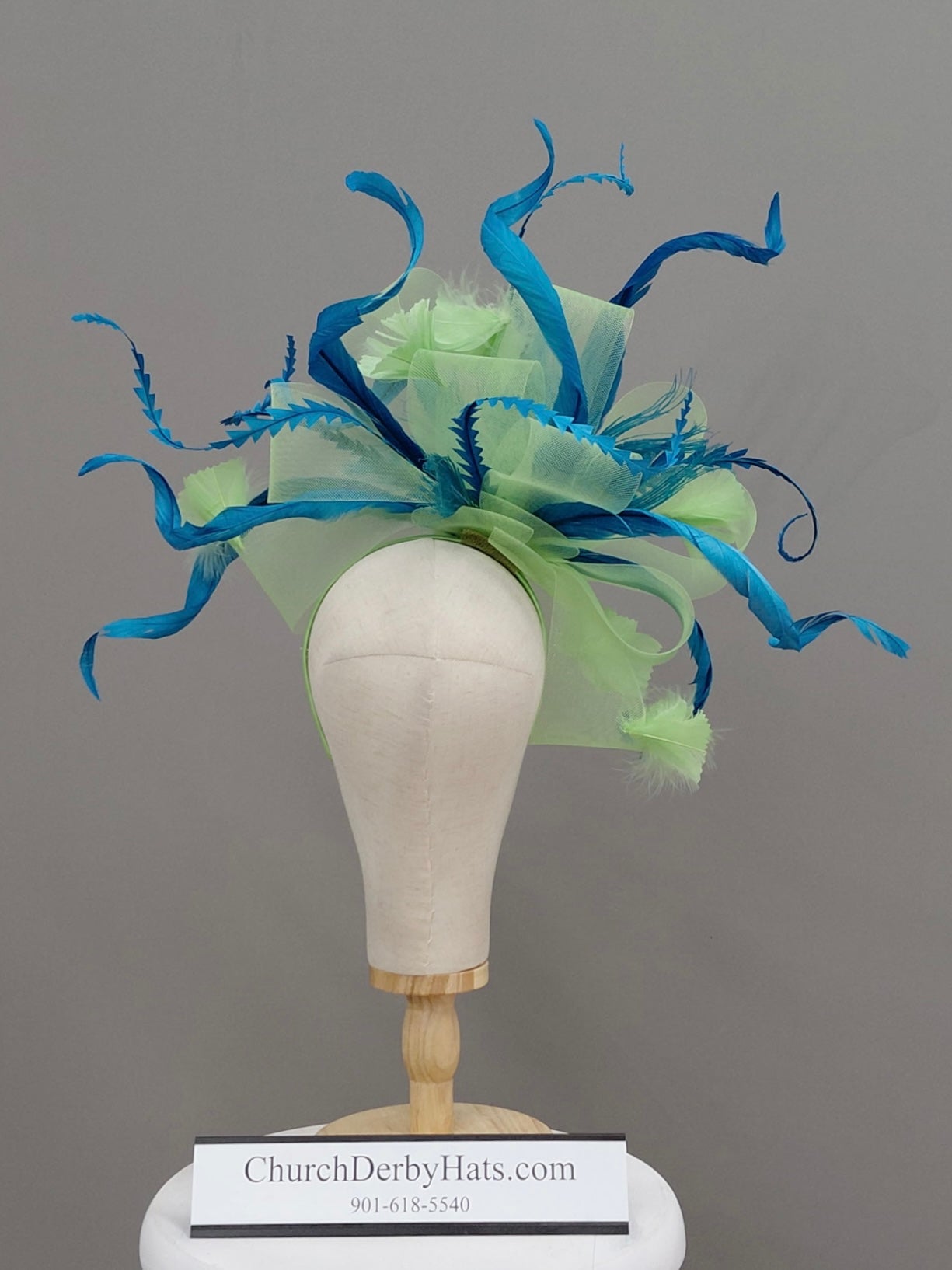 Oceans Green Fascinator