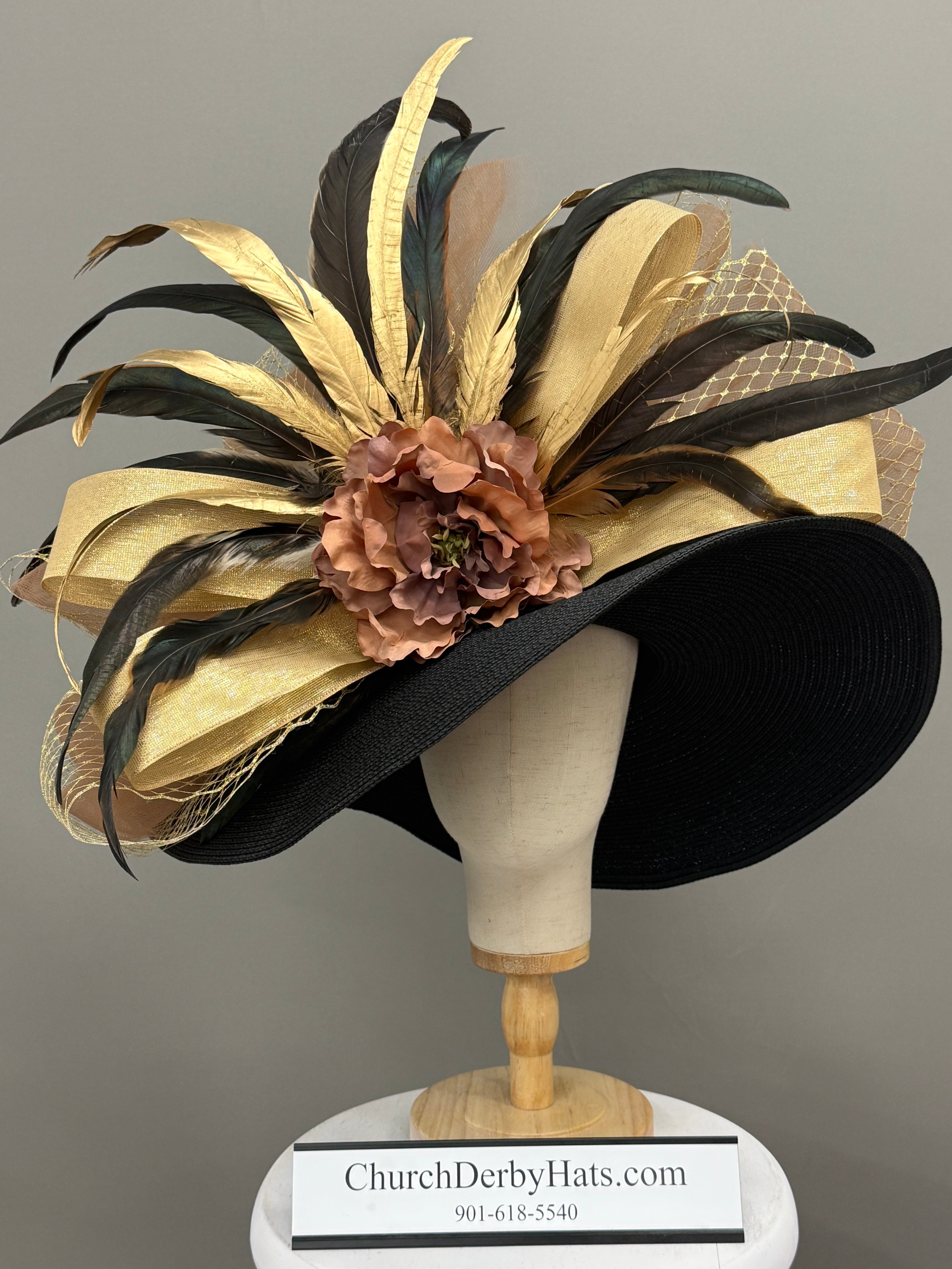 Lila Gold - Kentucky Derby Hat