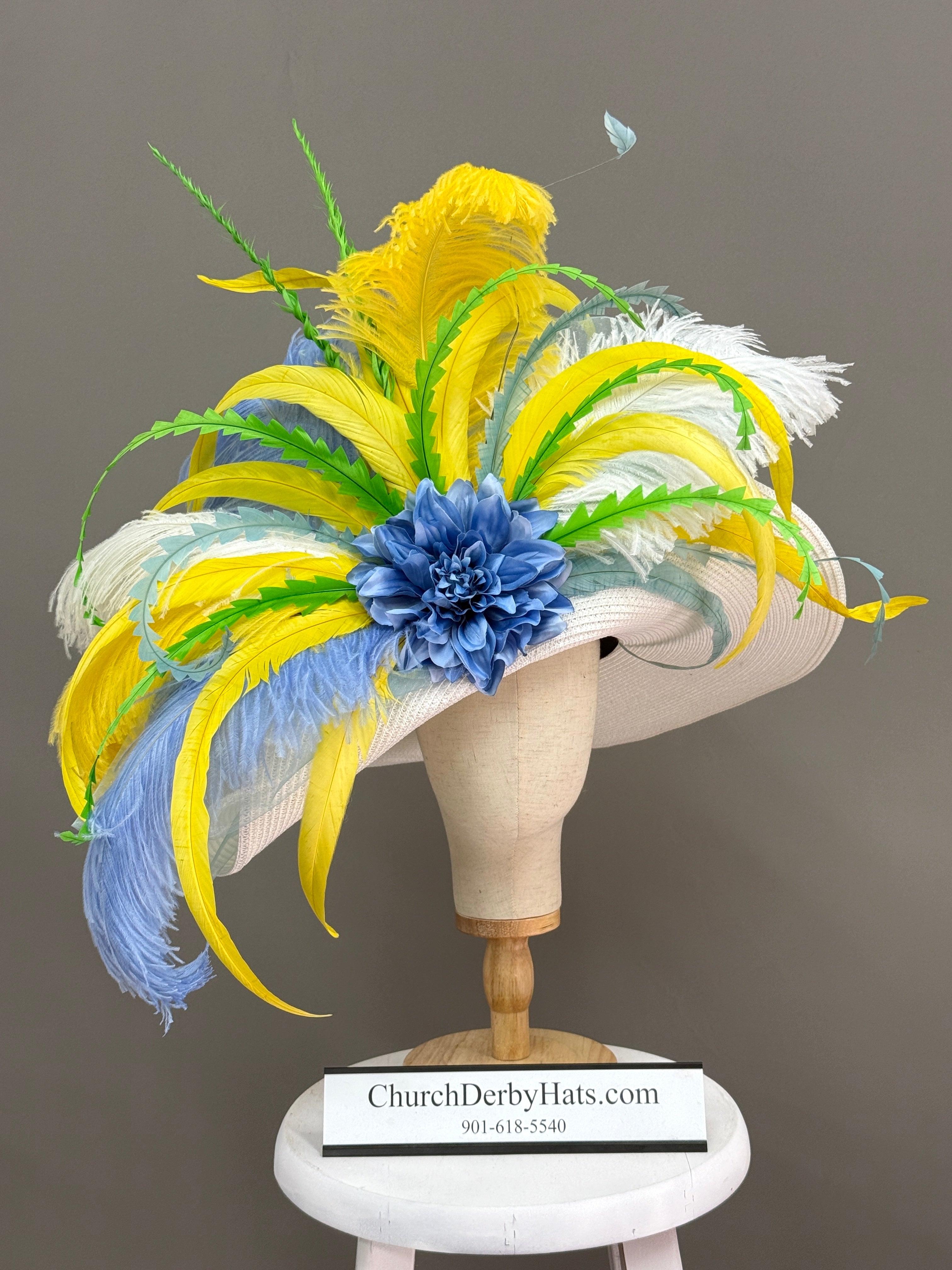 Poppies - Kentucky Derby Hat
