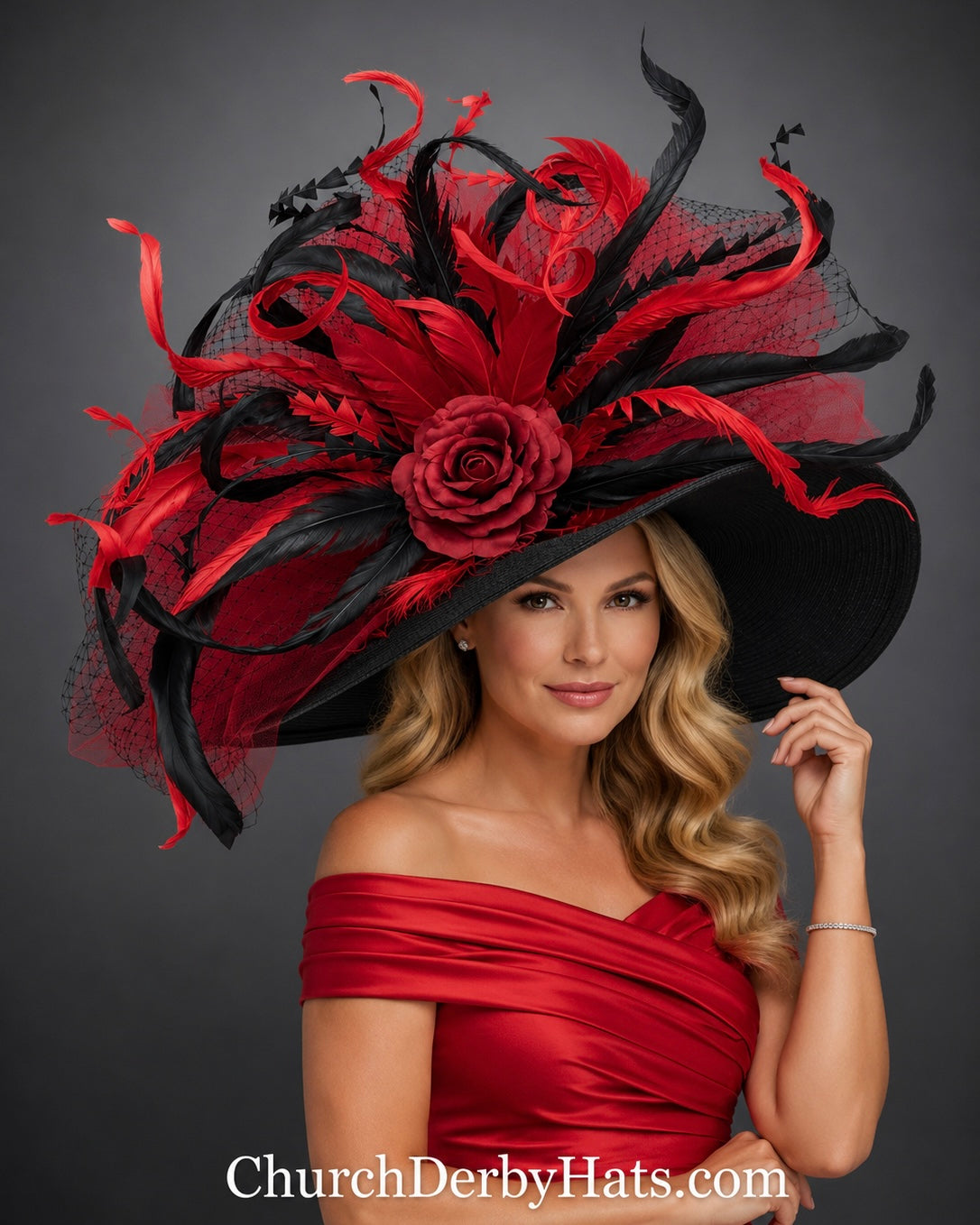 Run for the Roses - Kentucky Derby Hat