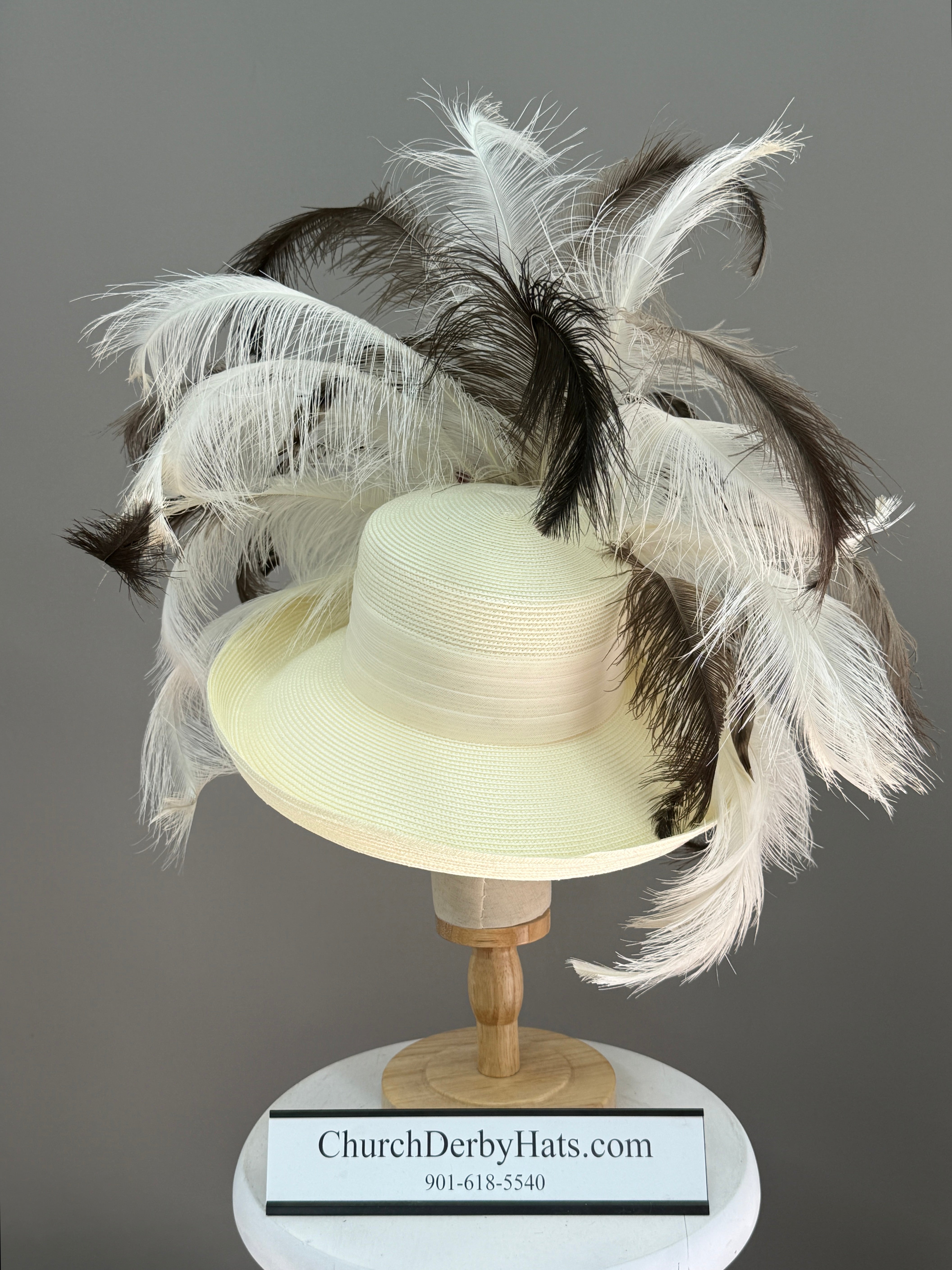 Peony Red - Kentucky Derby Hat