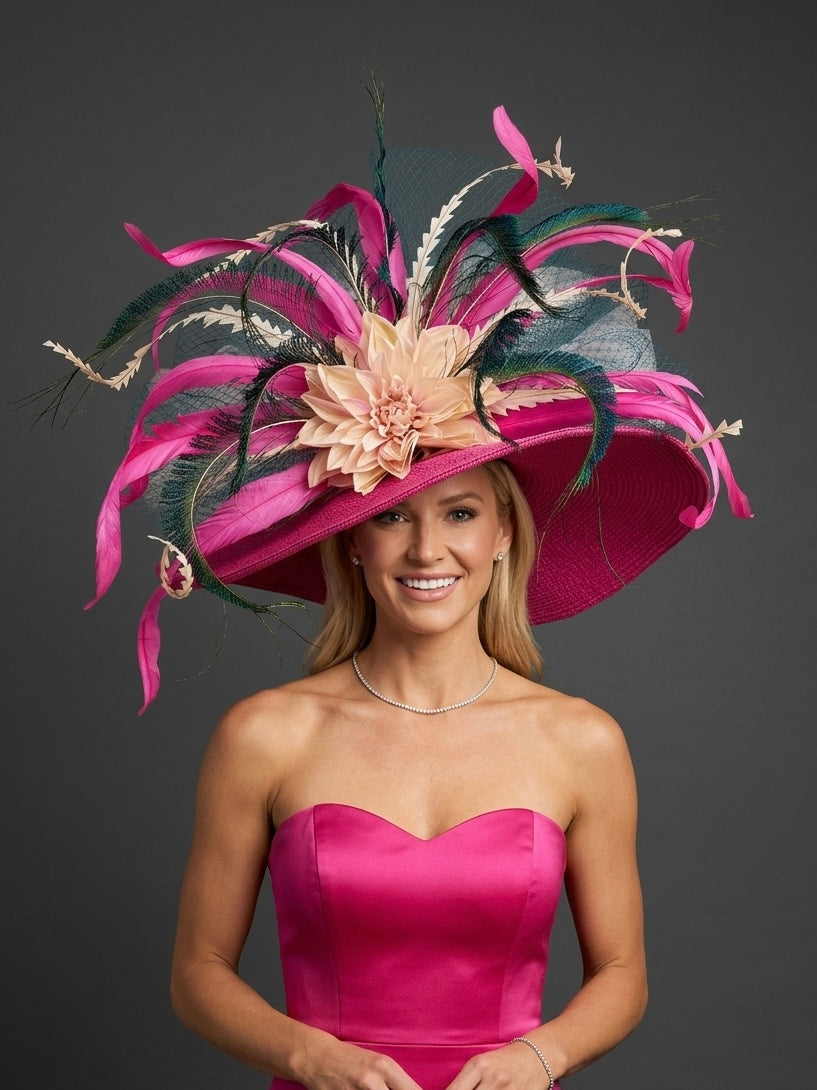 Karrie Pink - Kentucky Derby Hat