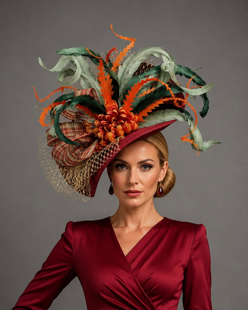 Diane Fascinator on Headband