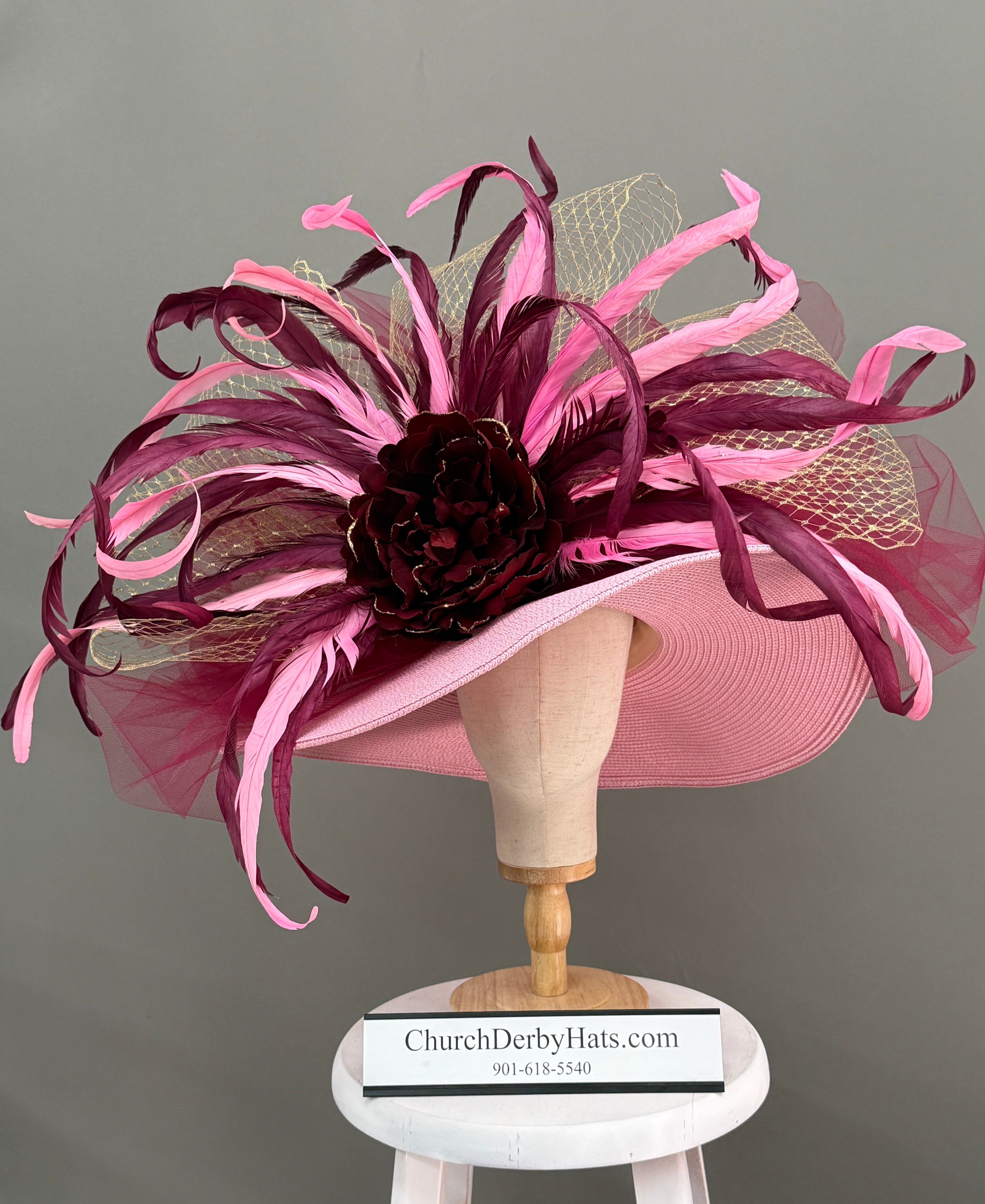 Merlot - Kentucky Derby Hat