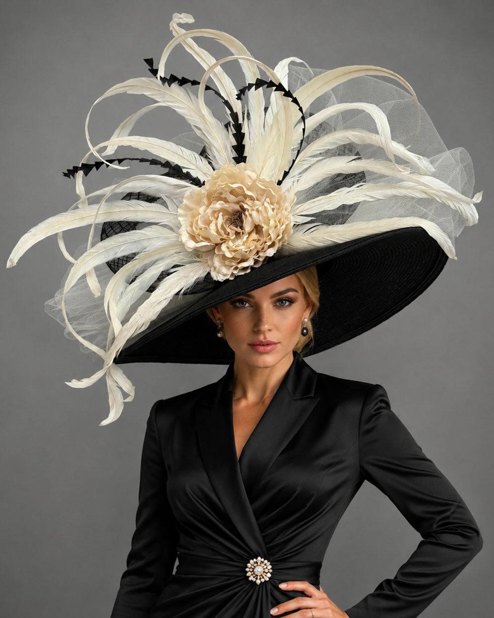 Black Ivory - Church Derby Hat