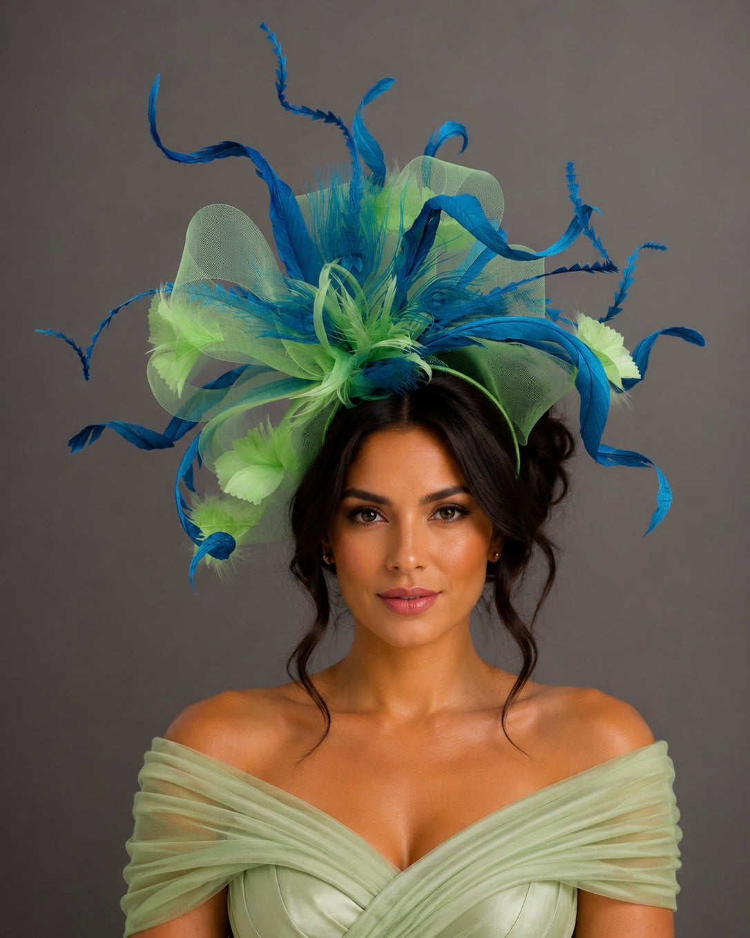 Oceans Green Fascinator