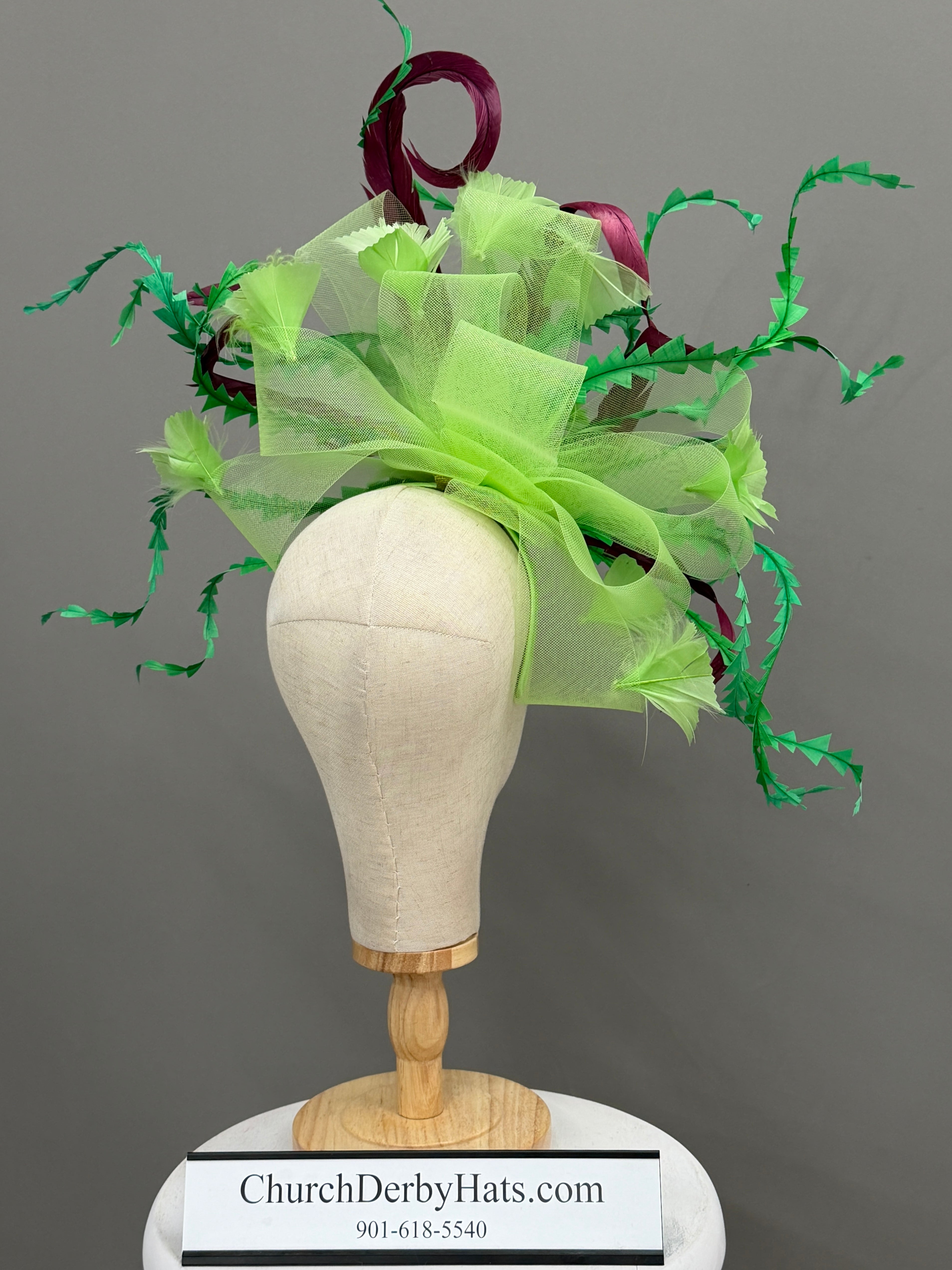 Laroo Fascinator - Church Derby Hats