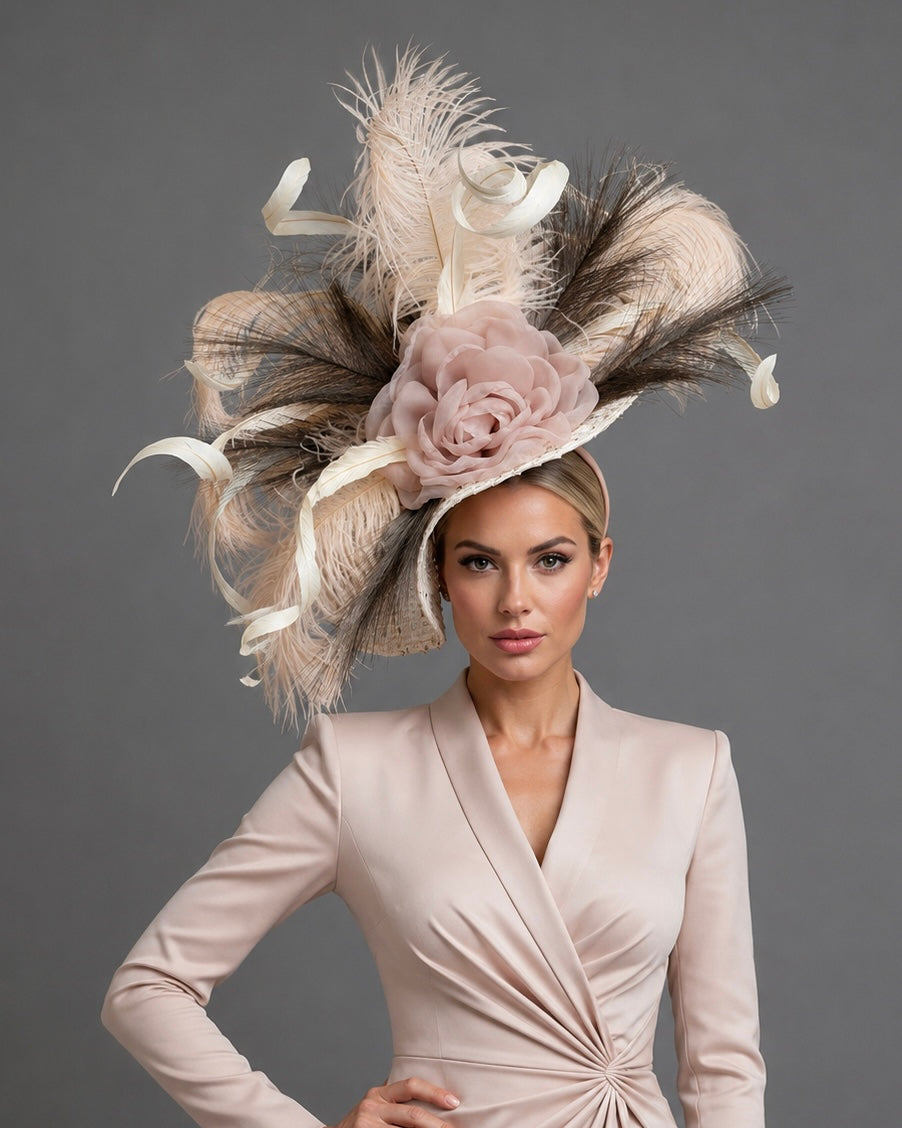 Dusty Blush - Kentucky Derby Hat