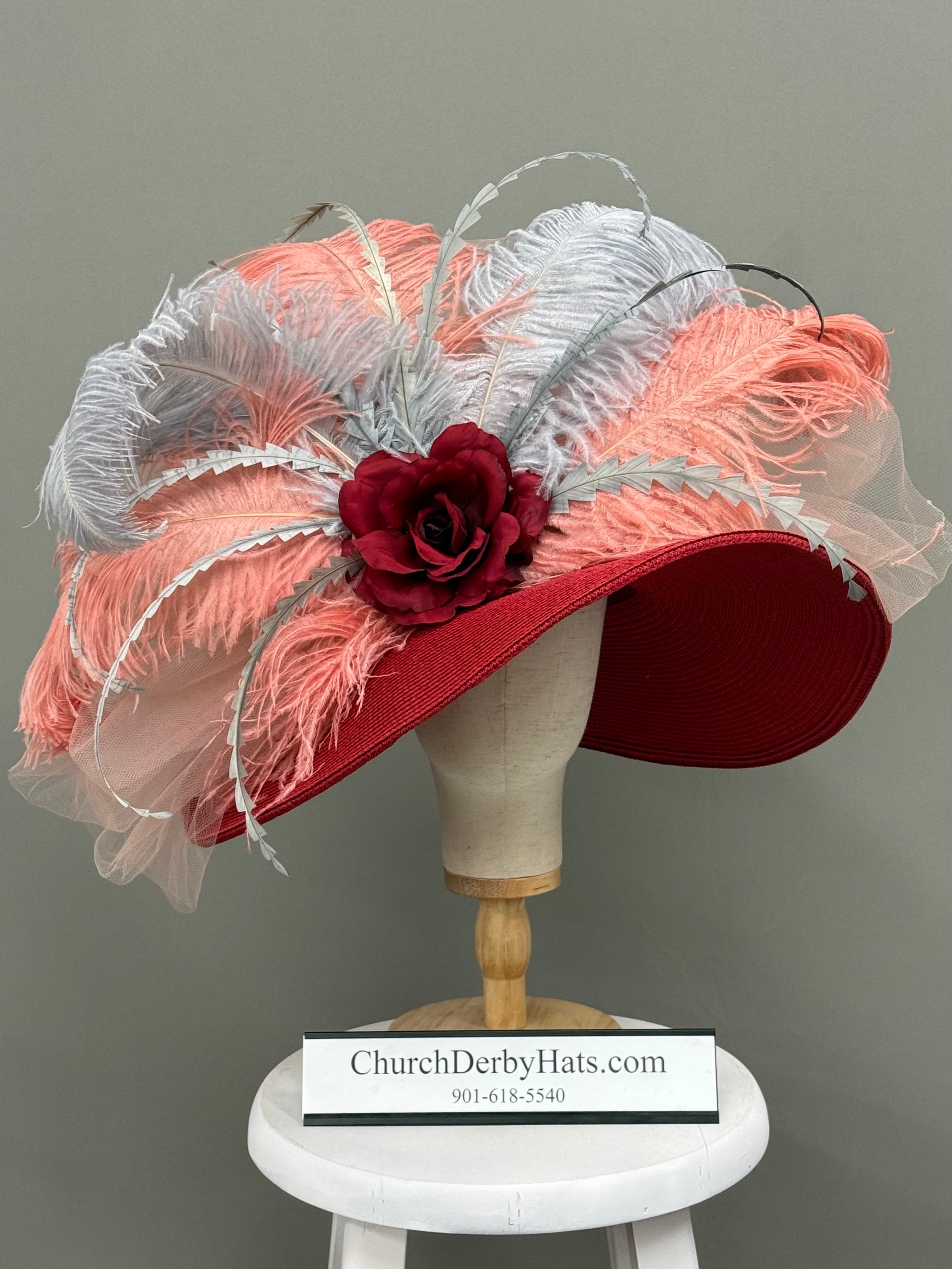 Rose - Kentucky Derby Hat