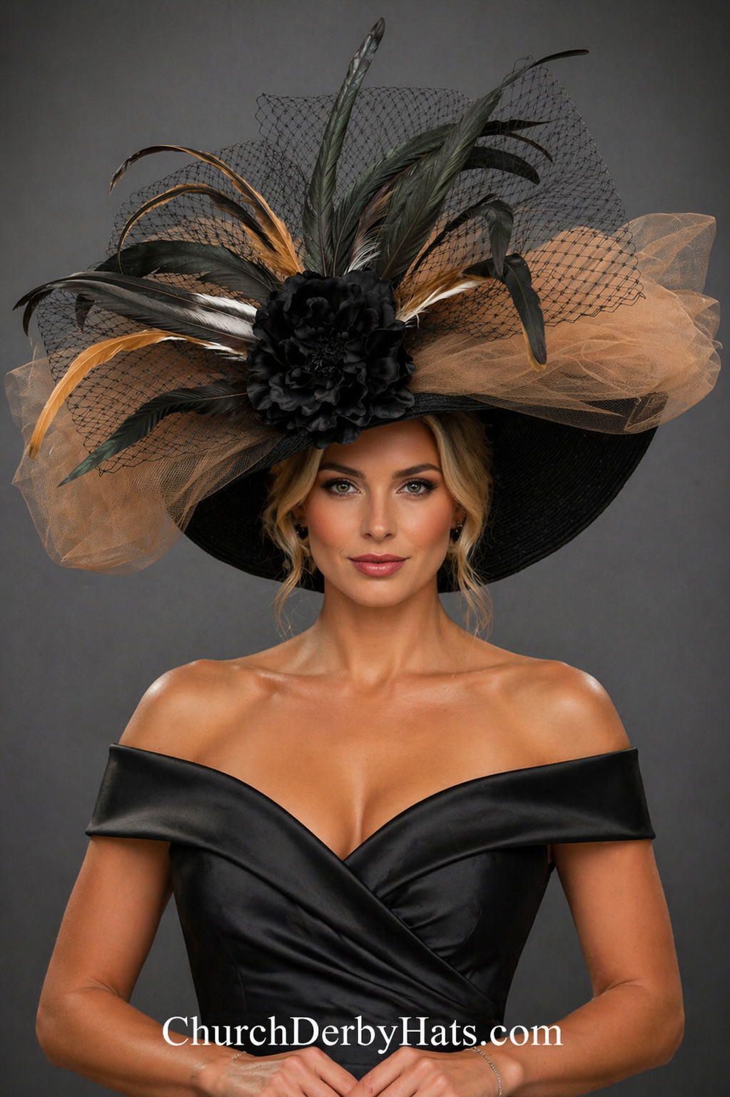Jackie Black - Kentucky Derby Hat