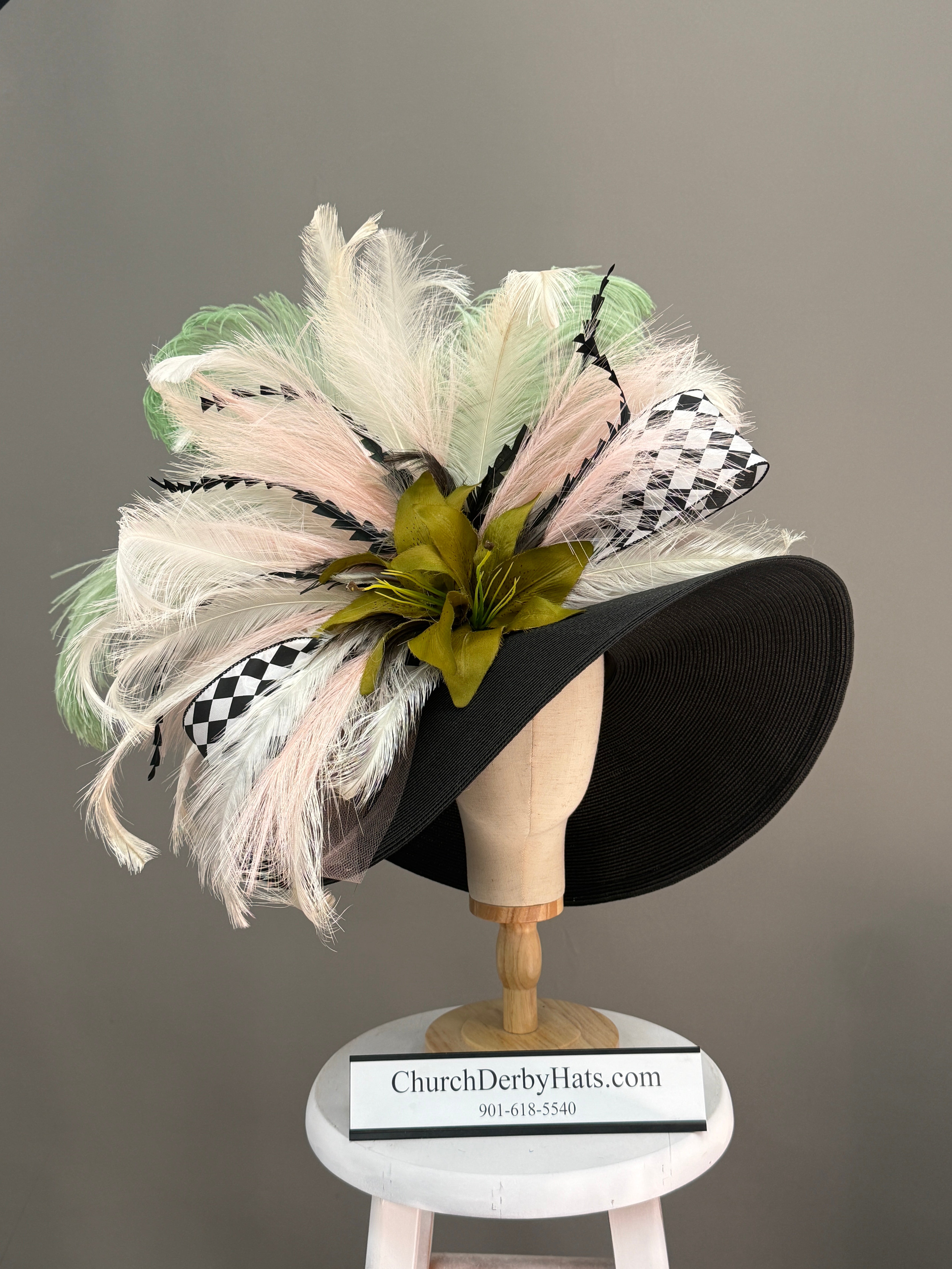 Spades - Kentucky Derby Hat