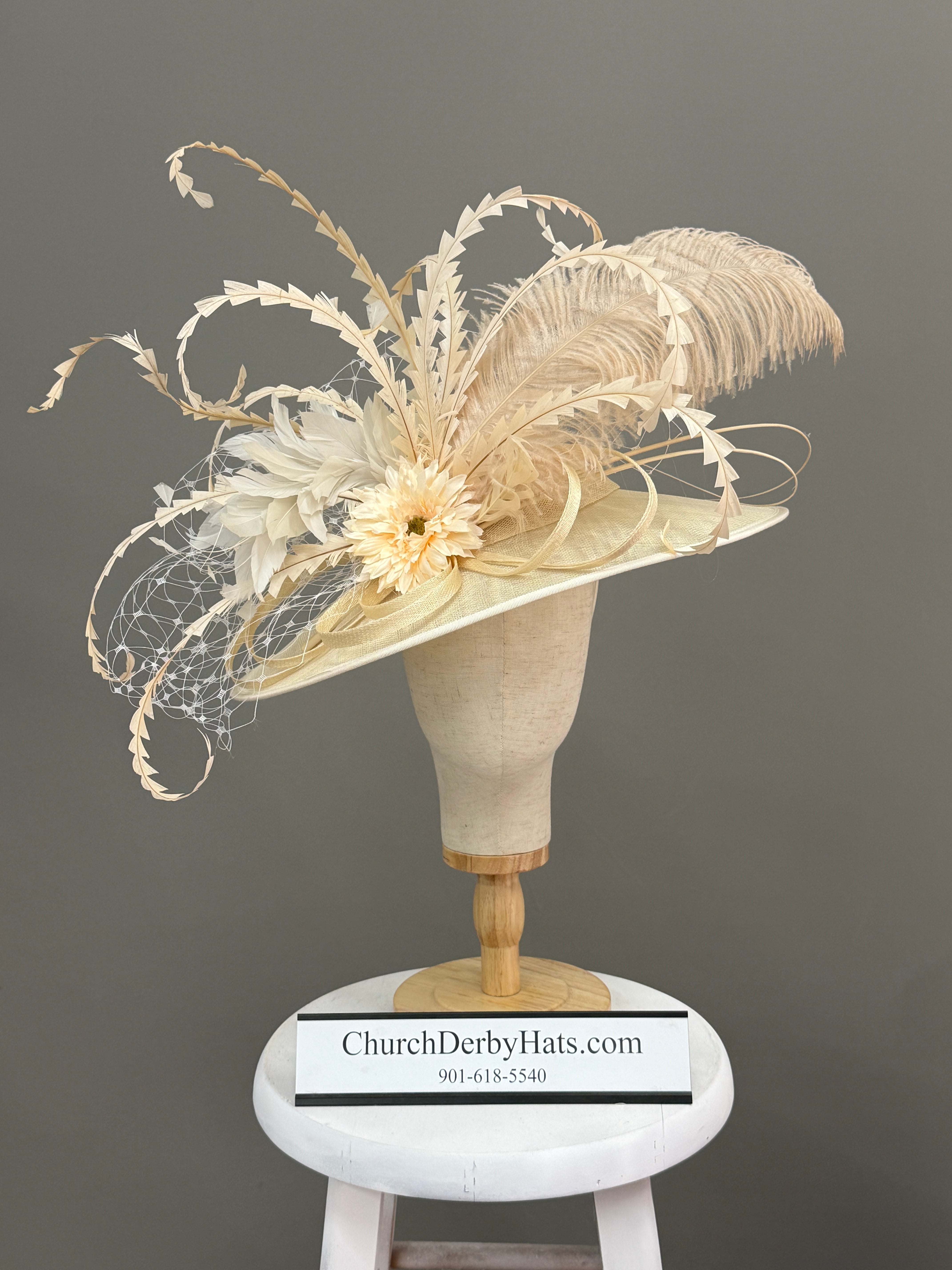 Francesca Fascinator - Kentucky Derby Hat