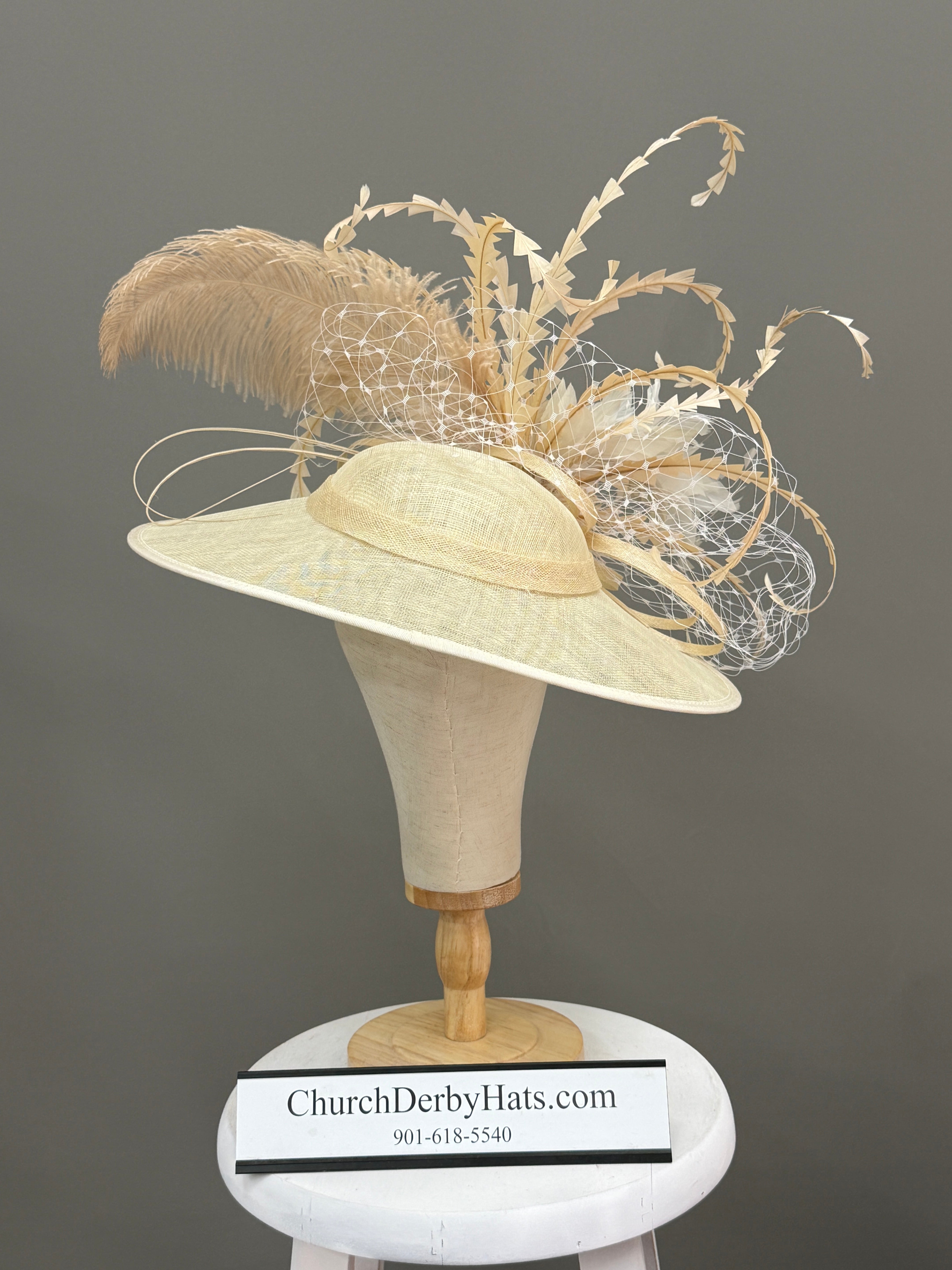 Francesca Fascinator - Kentucky Derby Hat