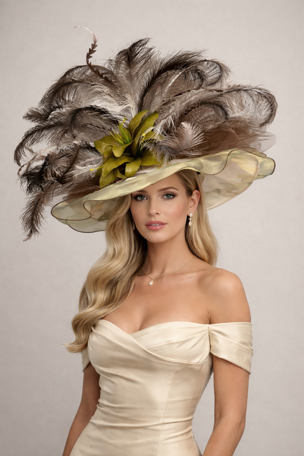 Olive - Kentucky Derby Hat