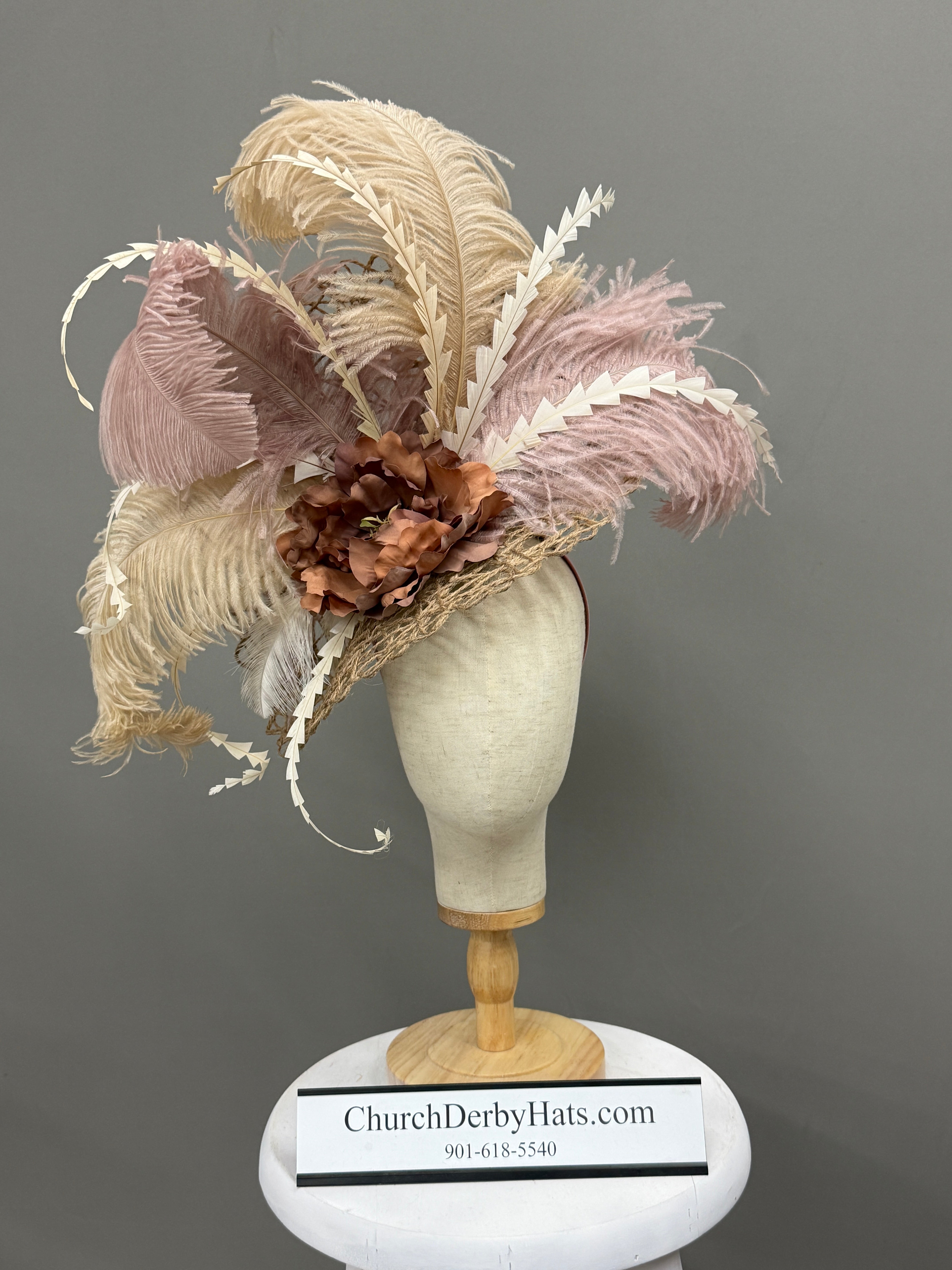 Pristine Fascinator - Kentucky Derby Hat