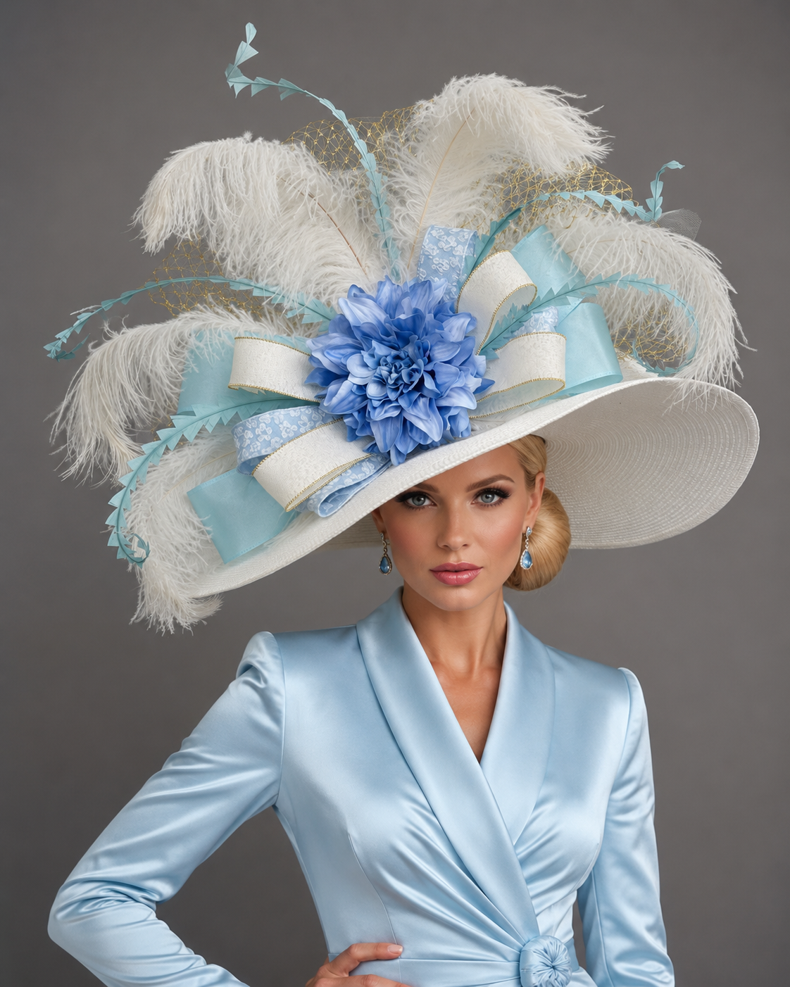 Sassafras - Kentucky Derby Hat - One-of-a-kind Church Hat