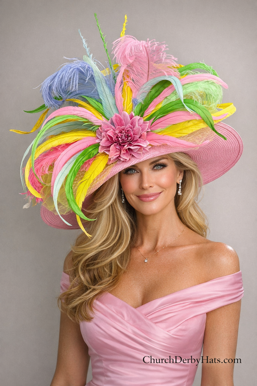 Spring Tea - Kentucky Derby Hat