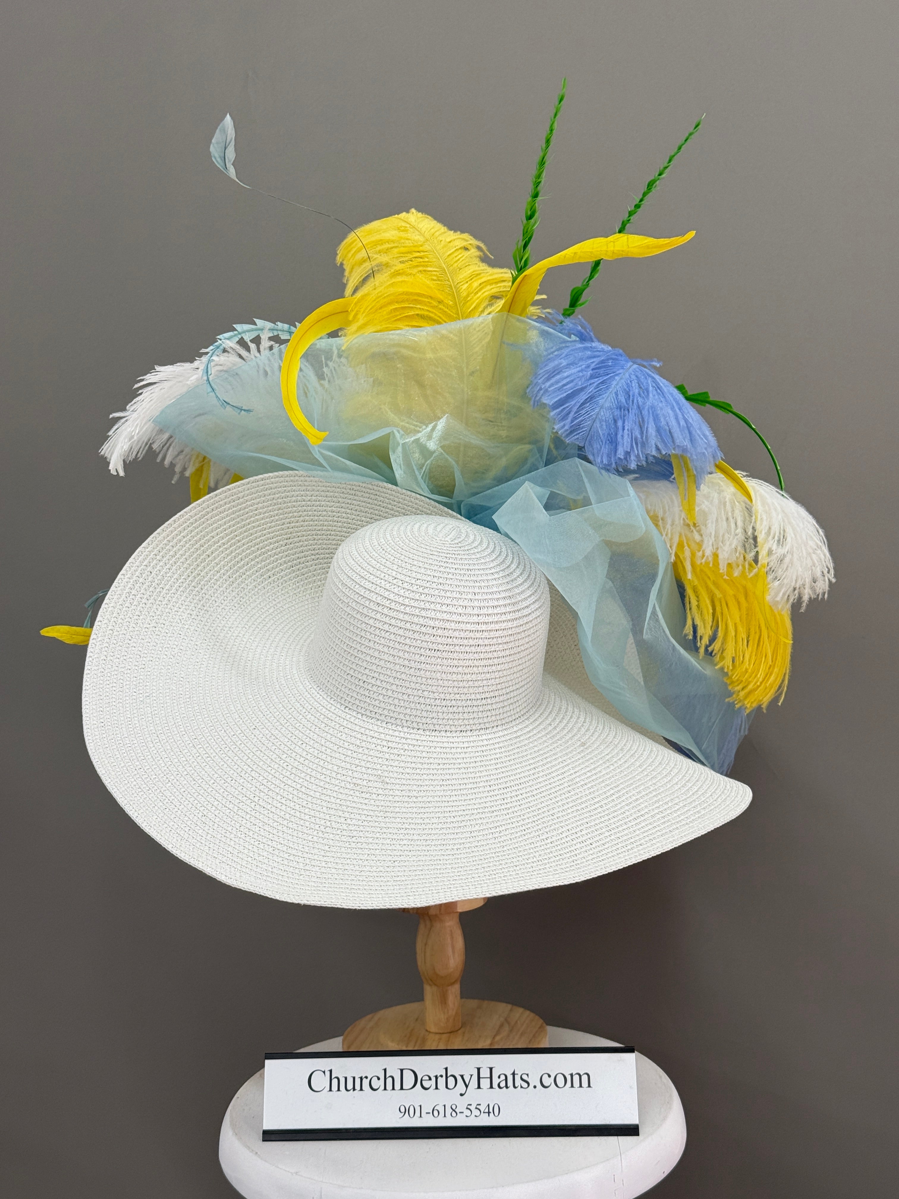Poppies - Kentucky Derby Hat