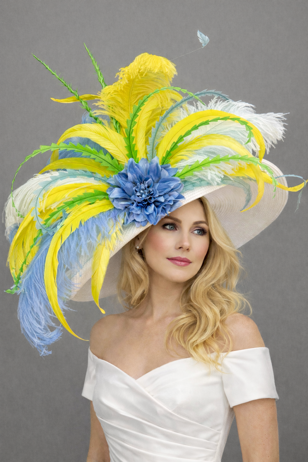 Poppies - Kentucky Derby Hat