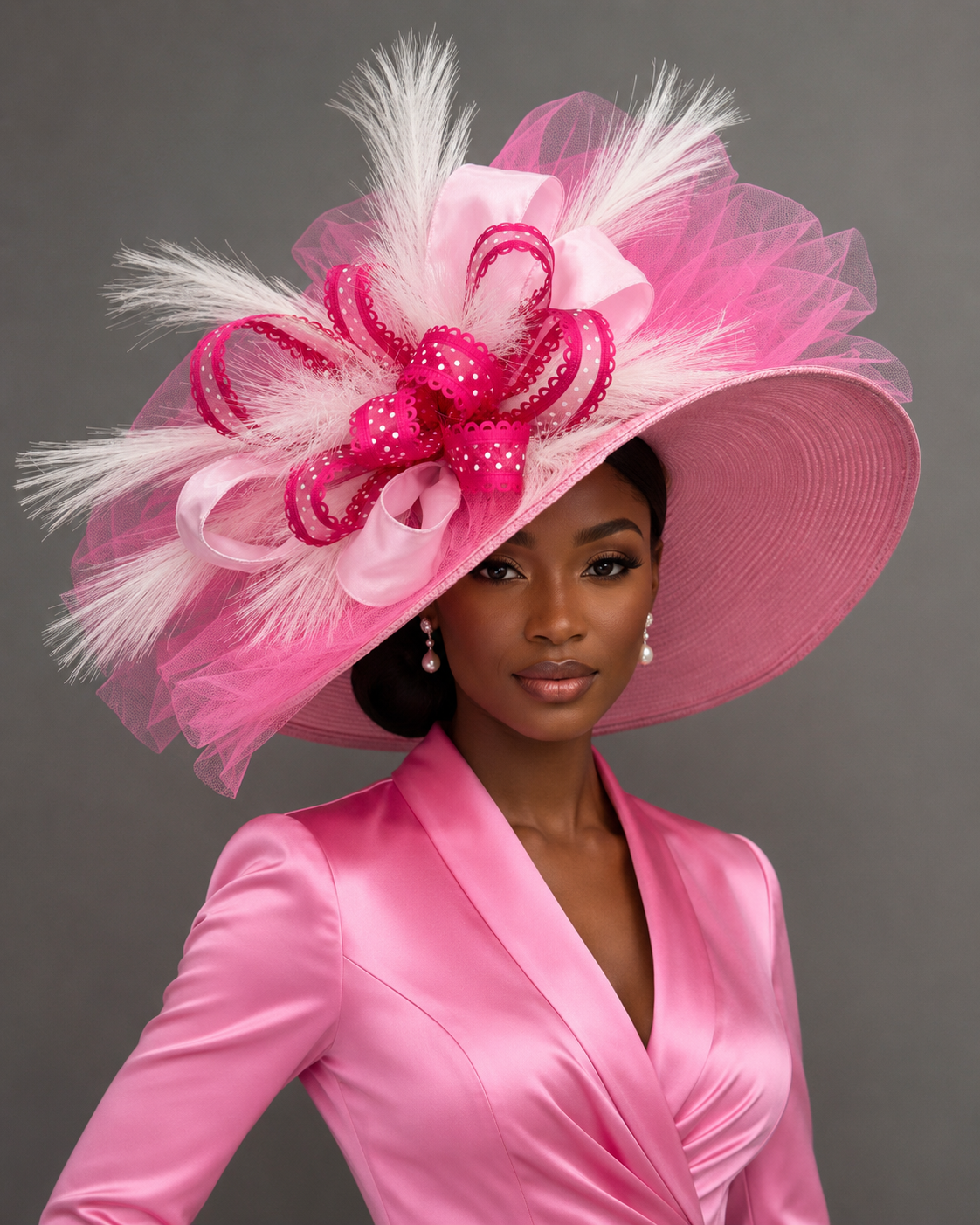 Candy Pink - Kentucky Derby Hat