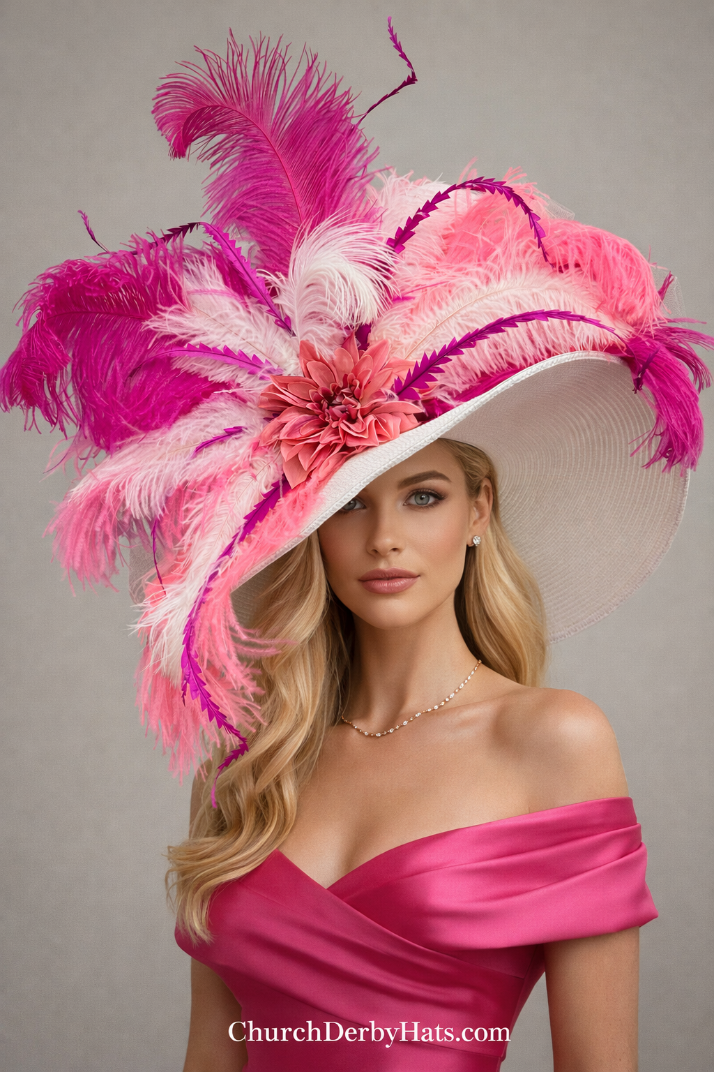 Michelle Pink - Kentucky Derby Hat