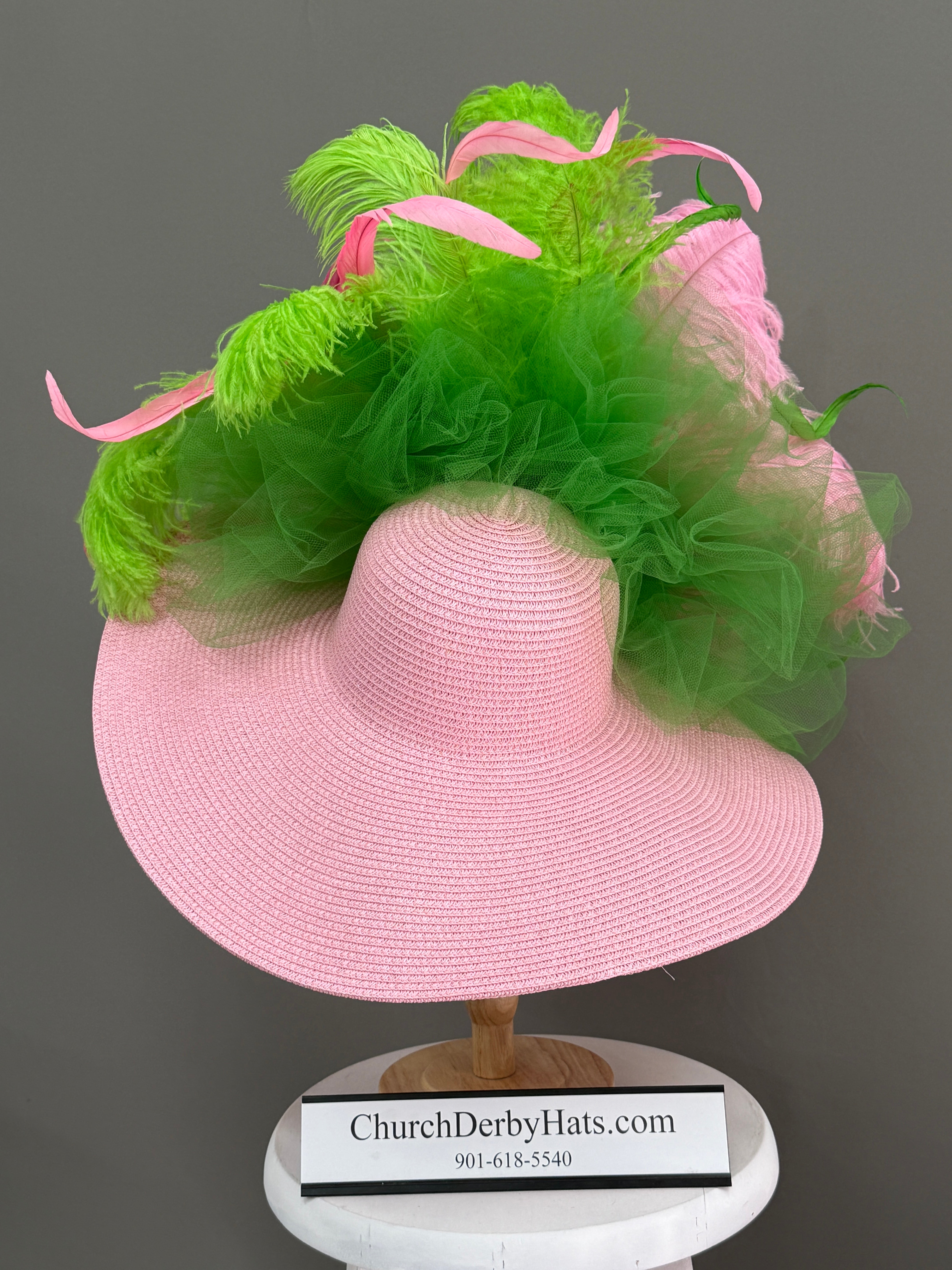 Darla Pink - Kentucky Derby Hat