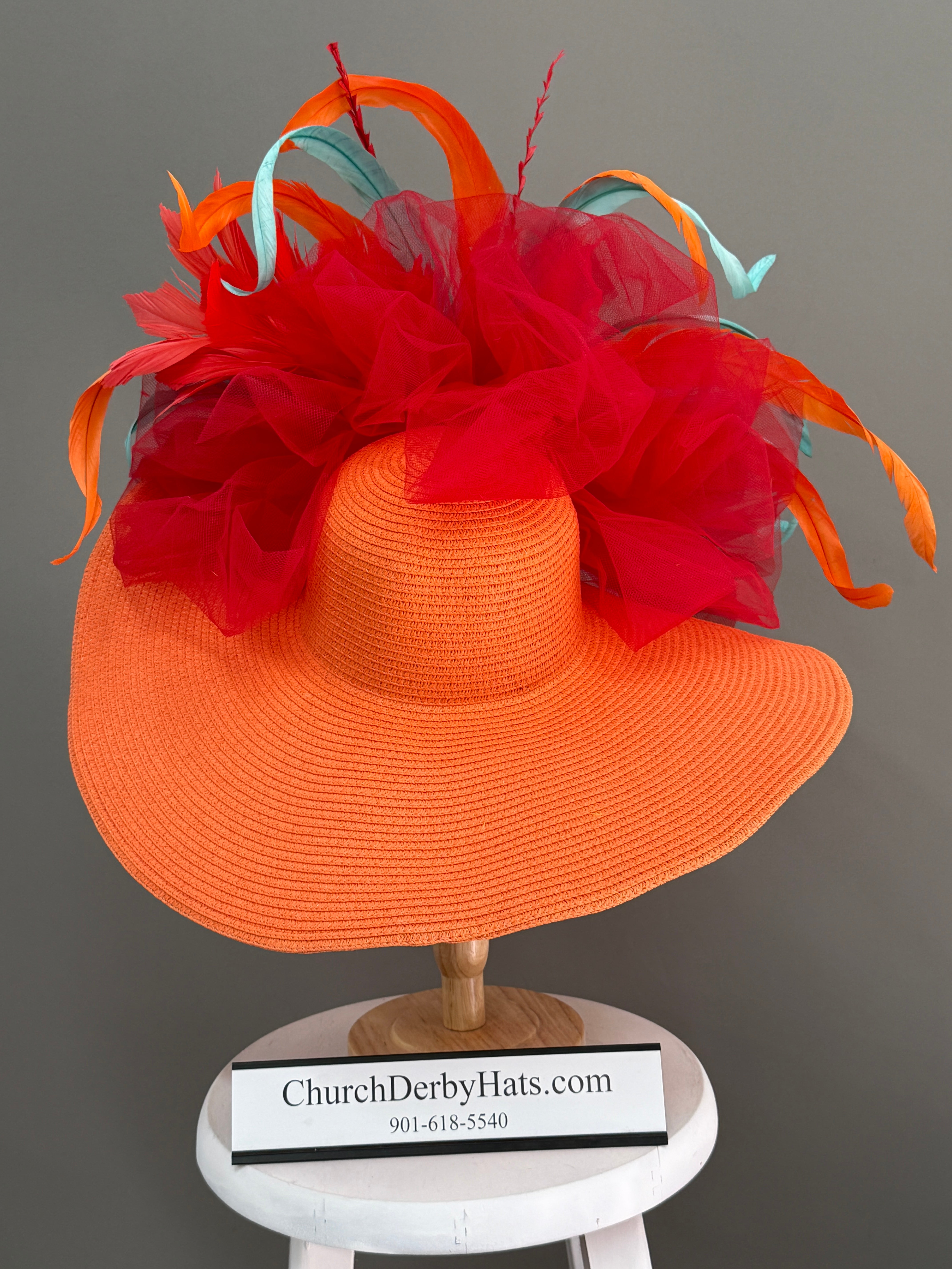 Fire and Ice - Kentucky Derby Hat