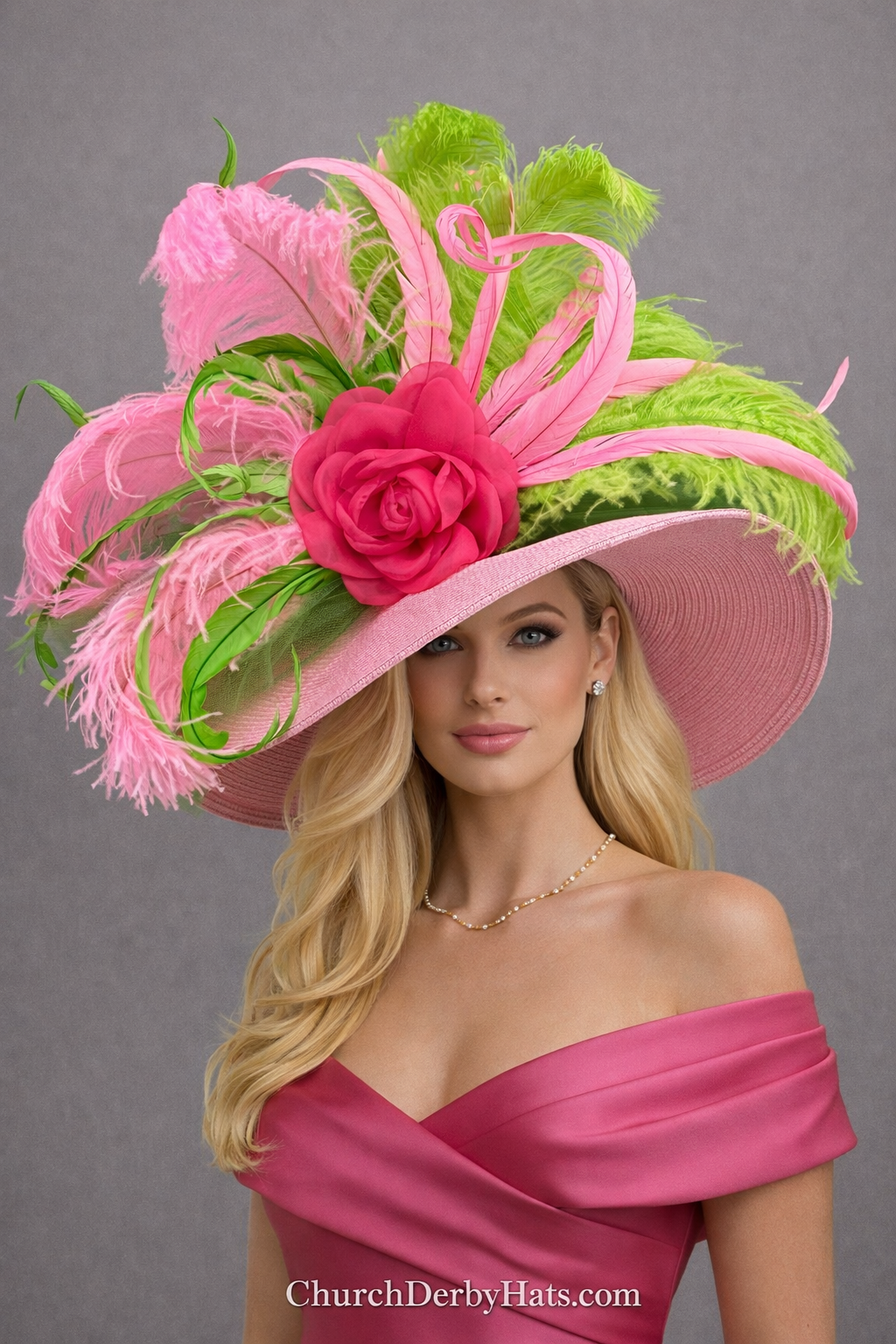 Darla Pink - Kentucky Derby Hat