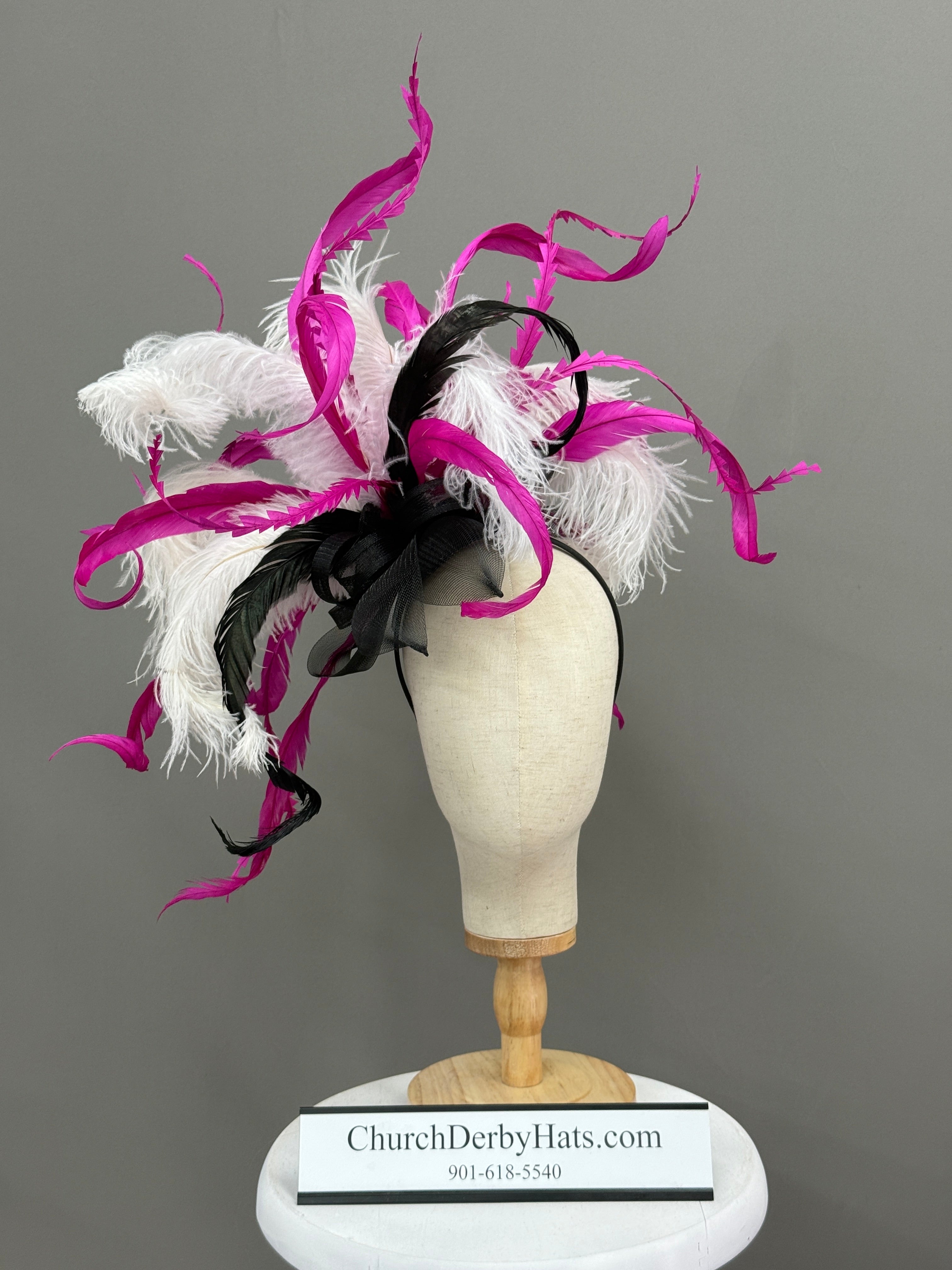Mandy Fascinator - Kentucky Derby Hat