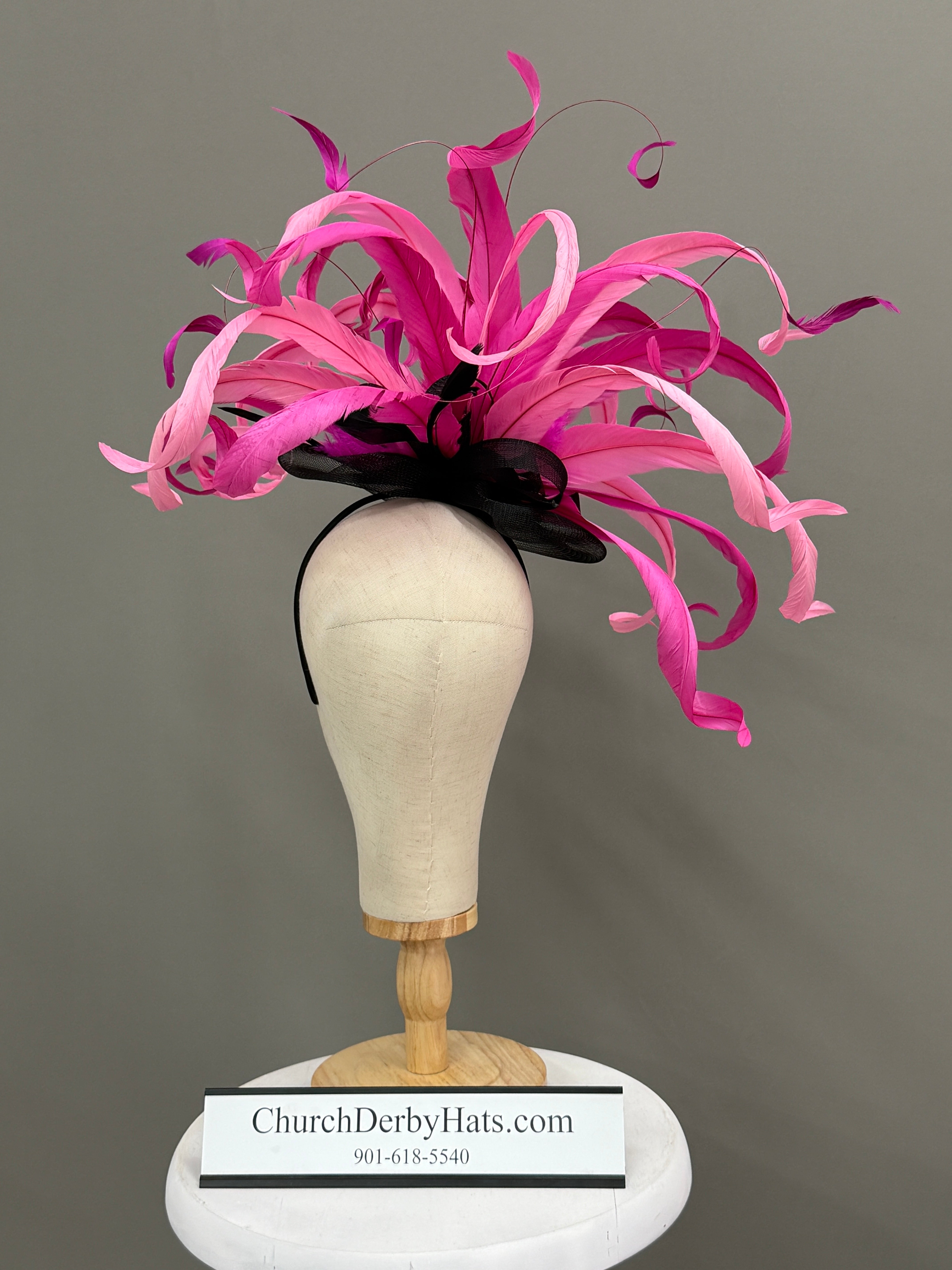Barbie Pink Fascinator - Kentucky Derby Hat