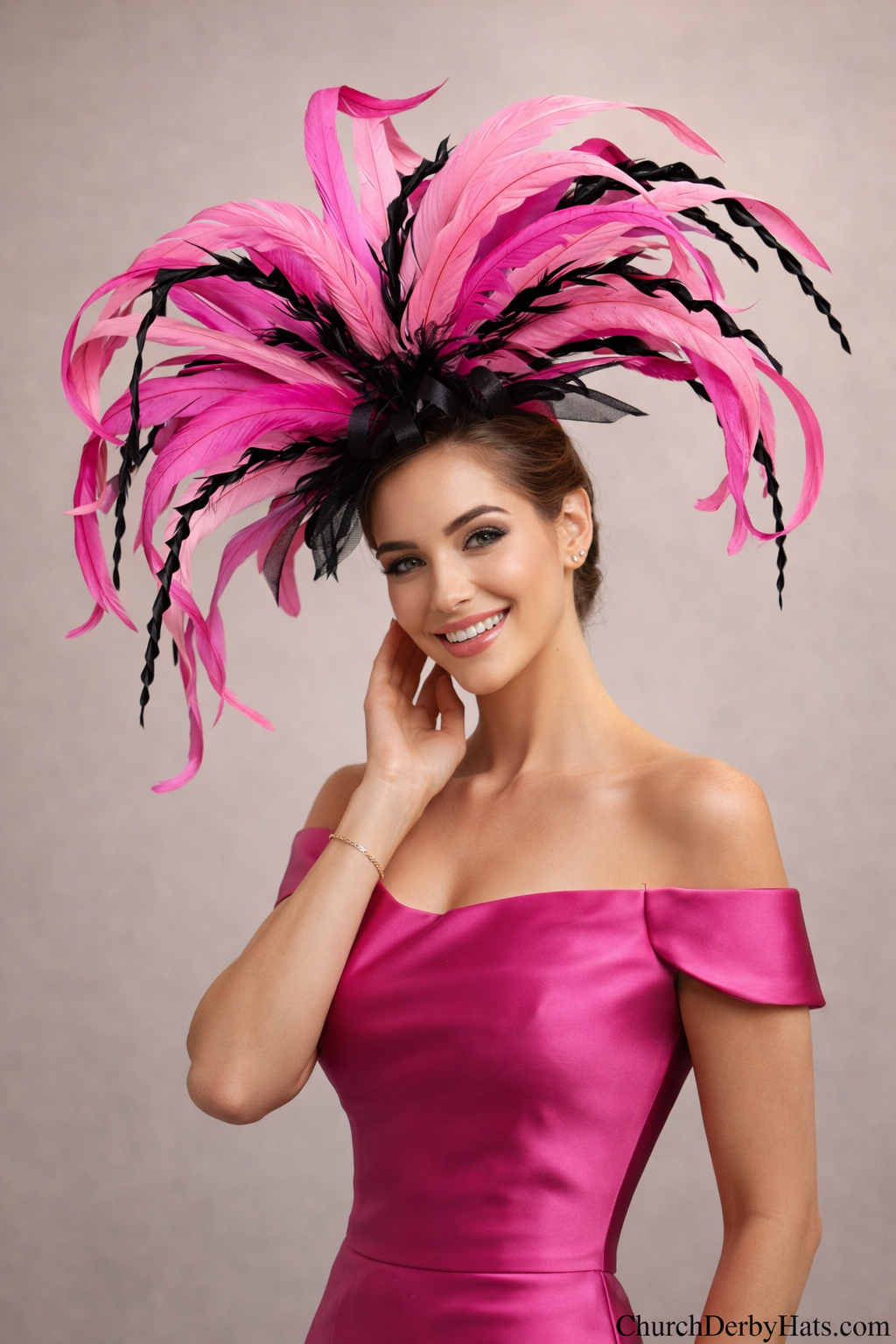 Camilla Pink - Kentucky Derby Hat
