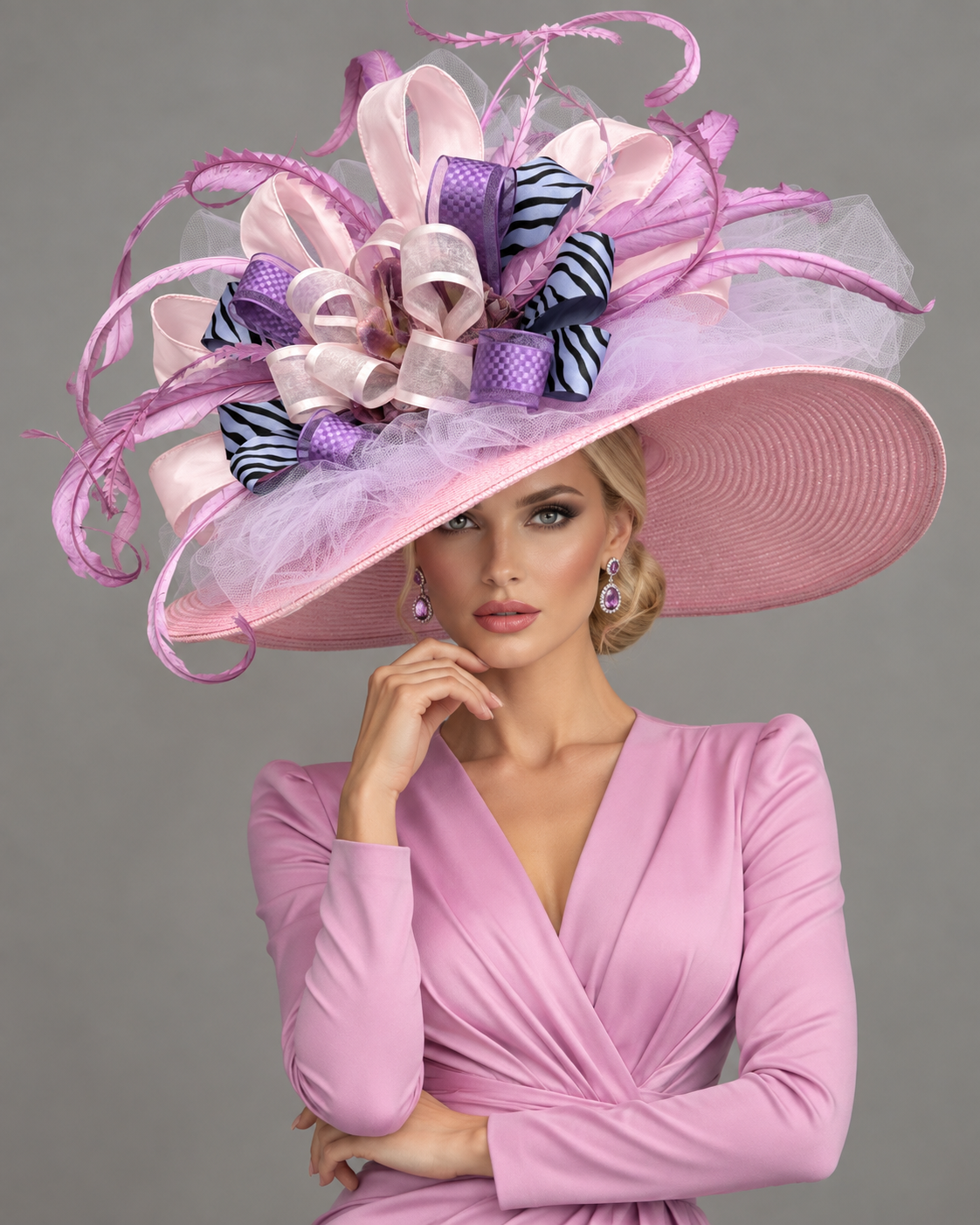Cora - Kentucky Derby Hat - Church Hat