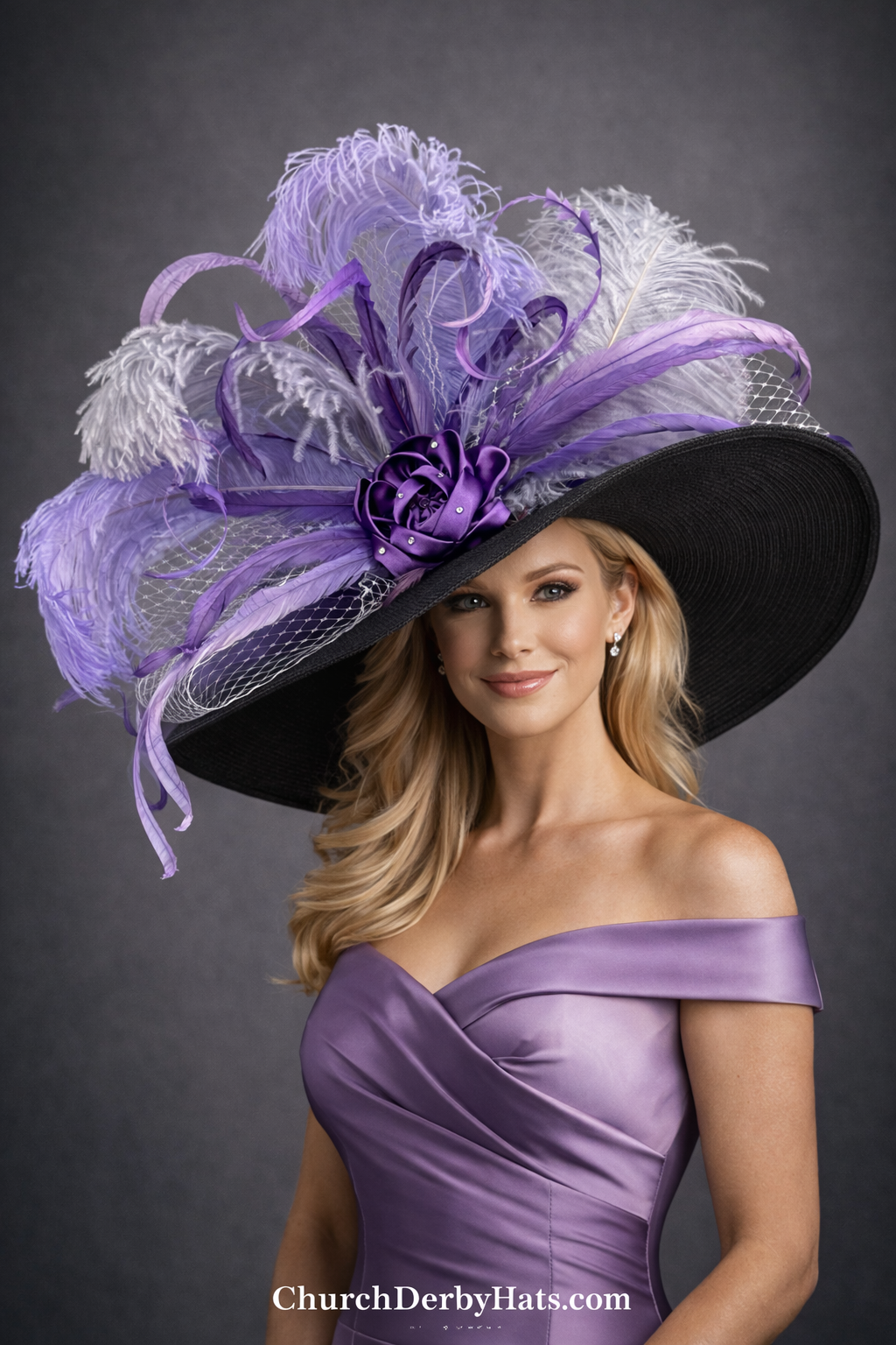 Georgia Purple - Kentucky Derby Hat