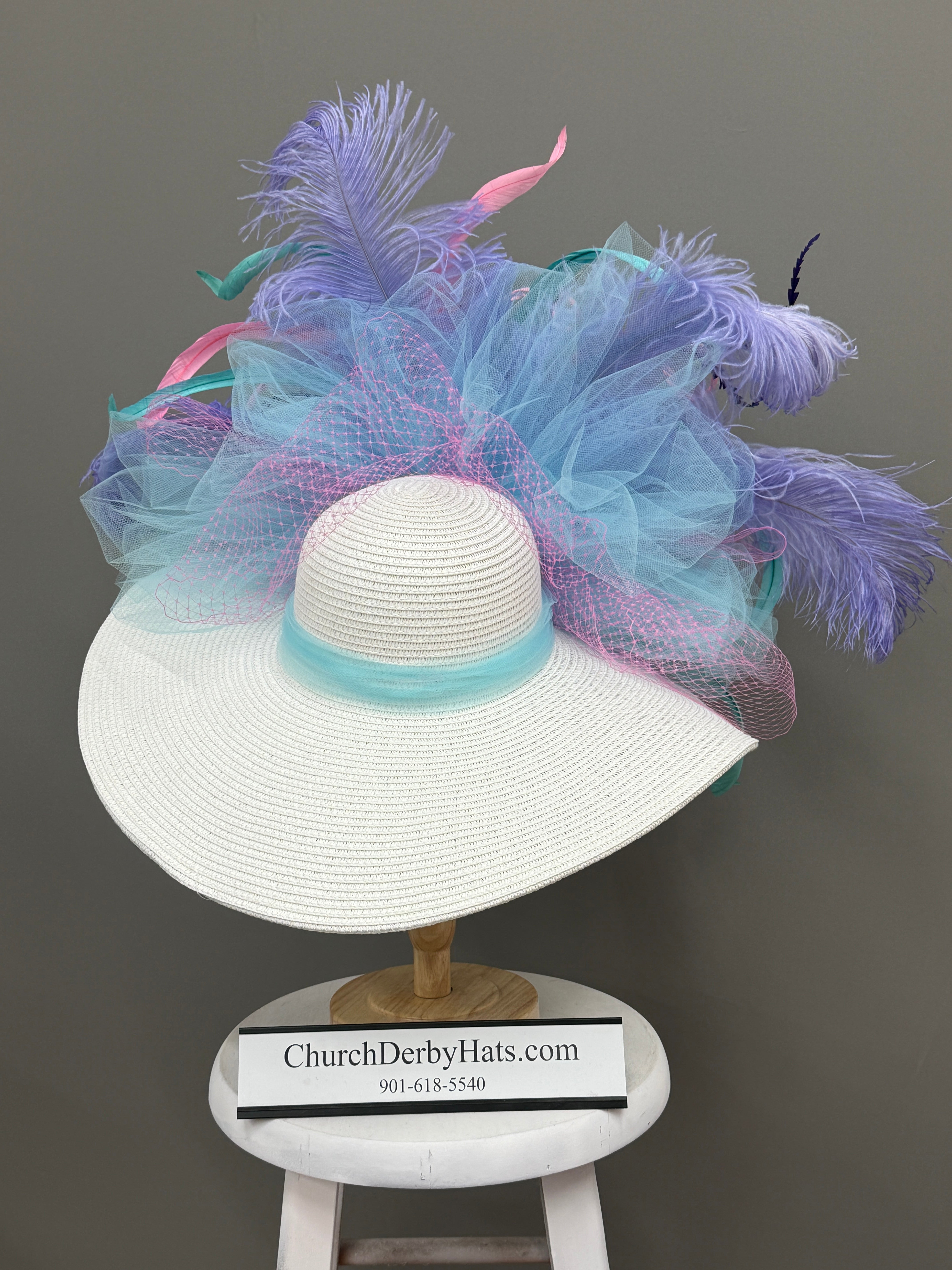 Lena Purple - Kentucky Derby Hat