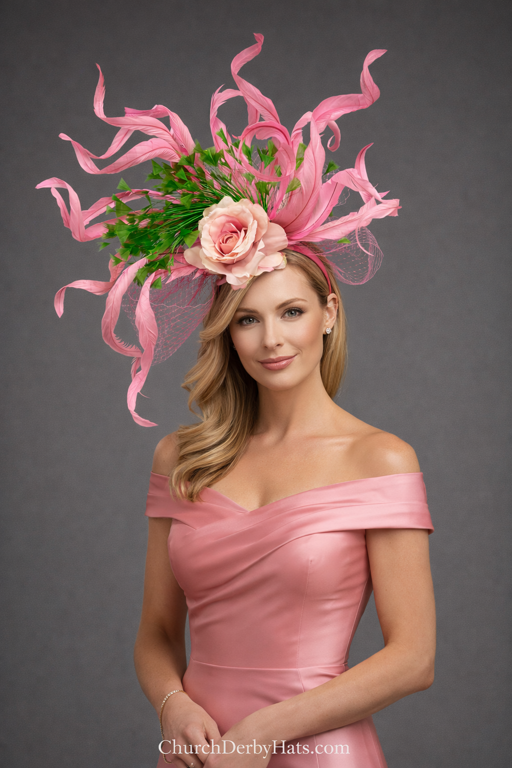 Anastasia Pink - Kentucky Derby Hat