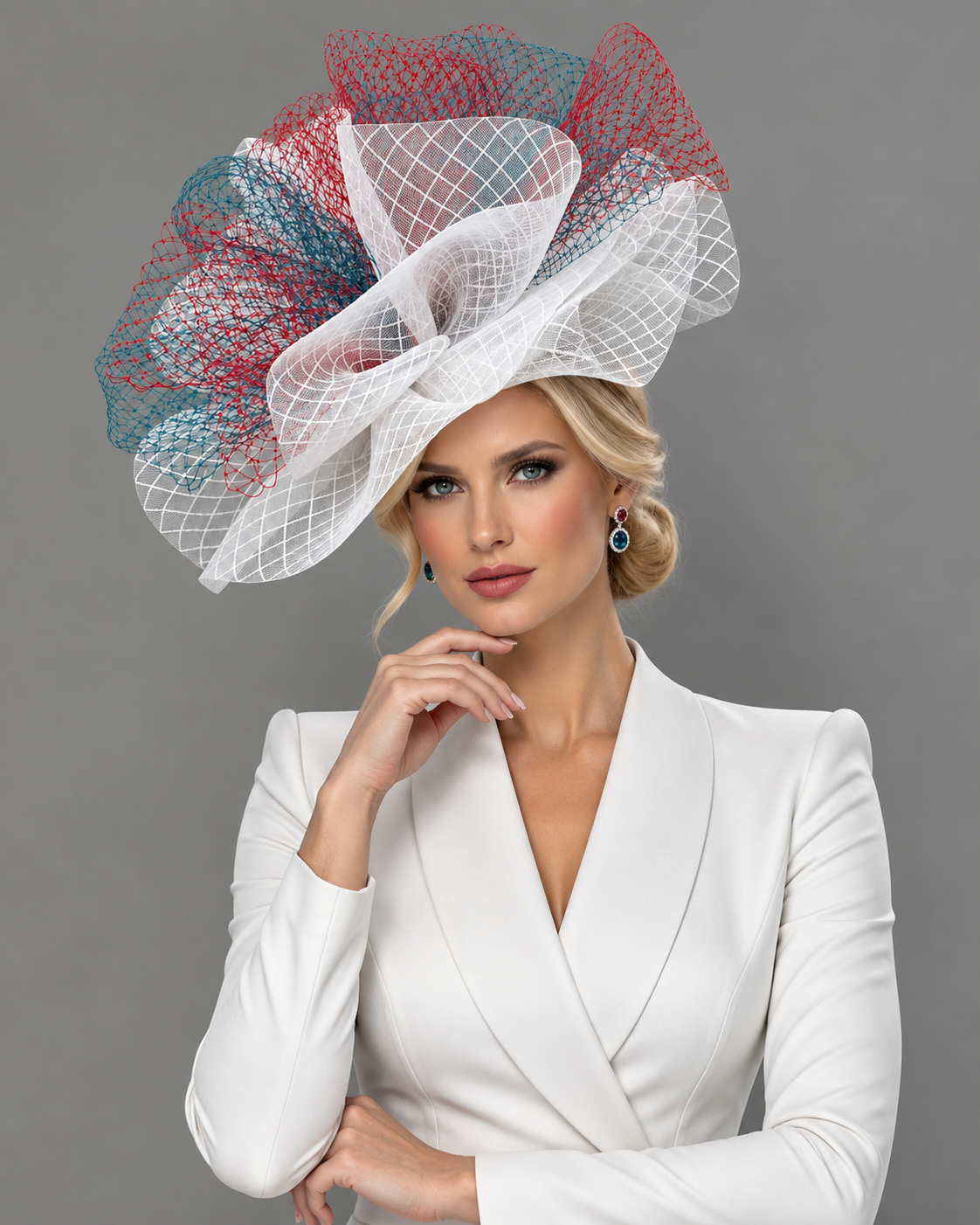 Samantha Fascinator on Headband
