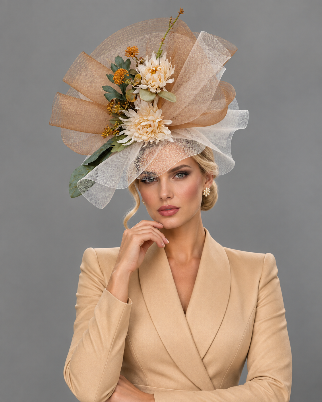 Sandie Fascinator on Headband