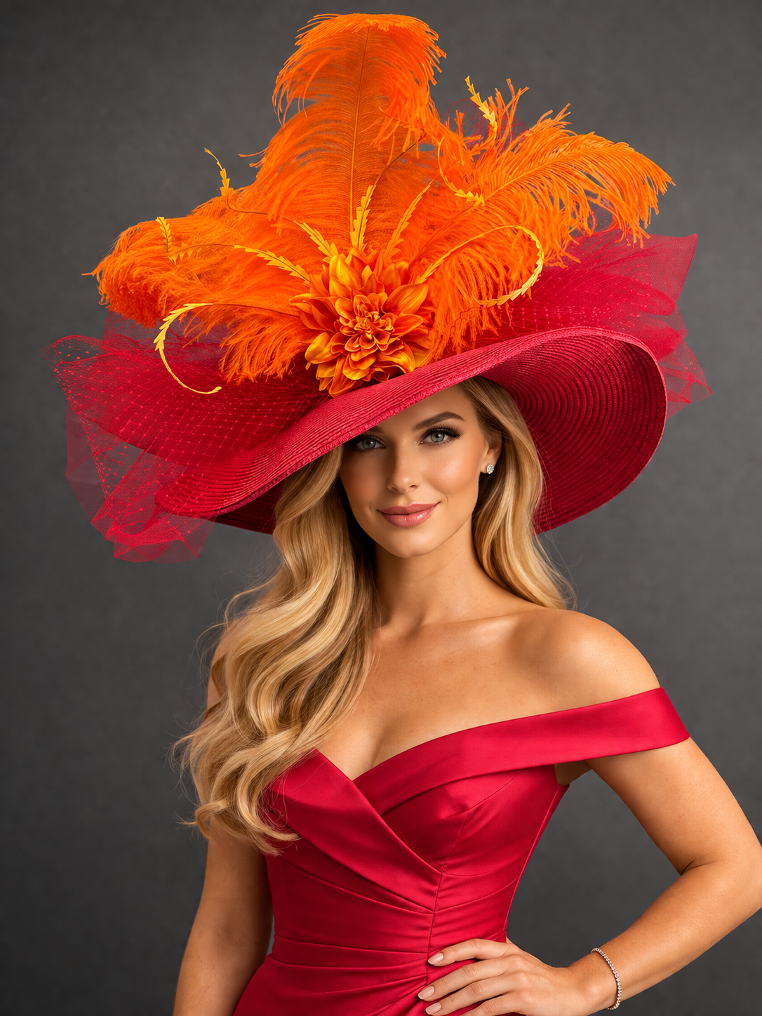 Fire - Kentucky Derby Hat