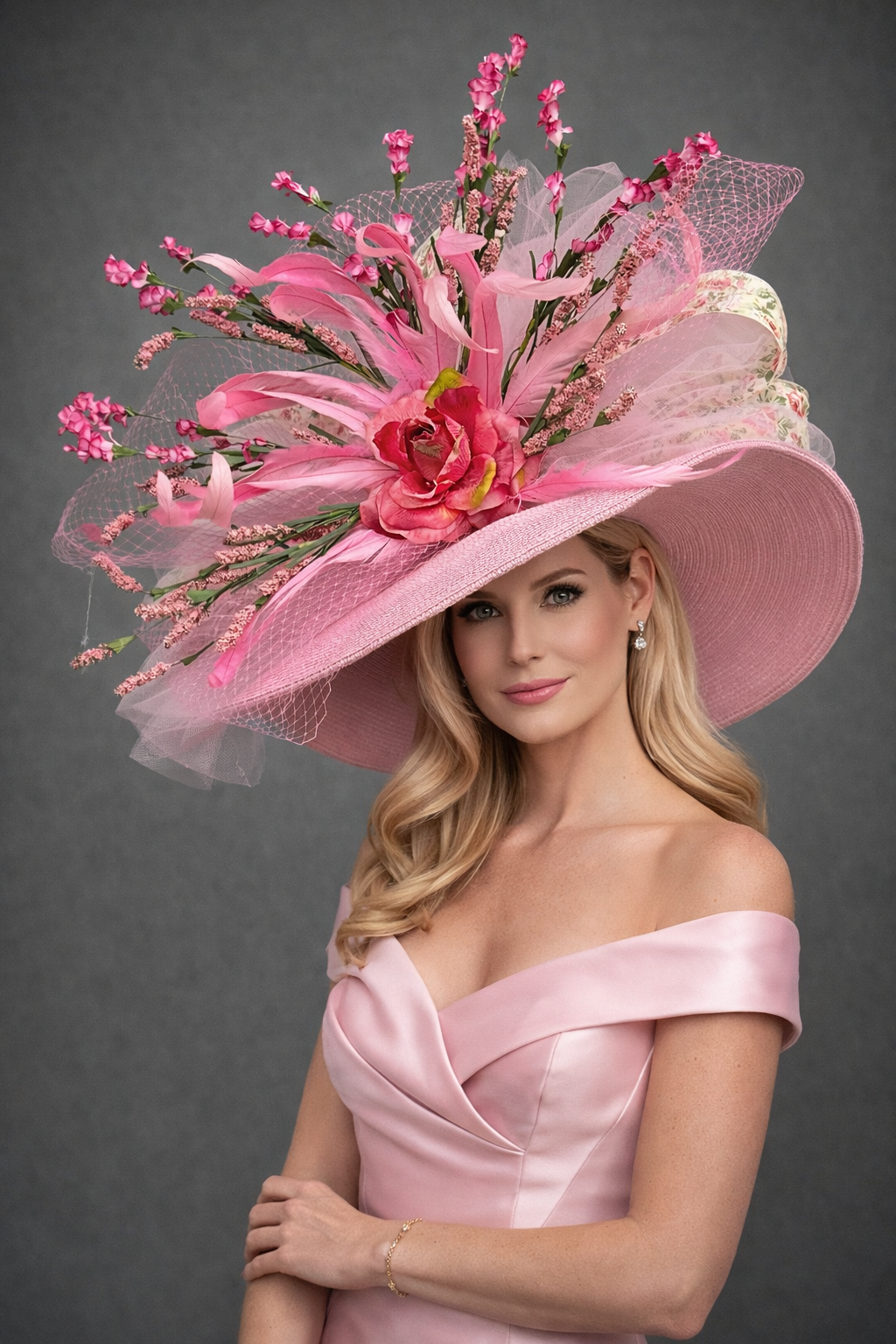 Gabriella Pink - Kentucky Derby Hat