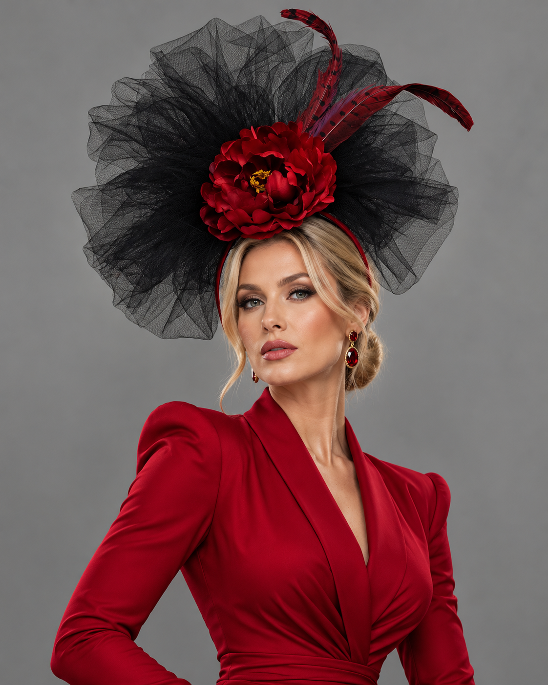 Vittoria Fascinator on Headband