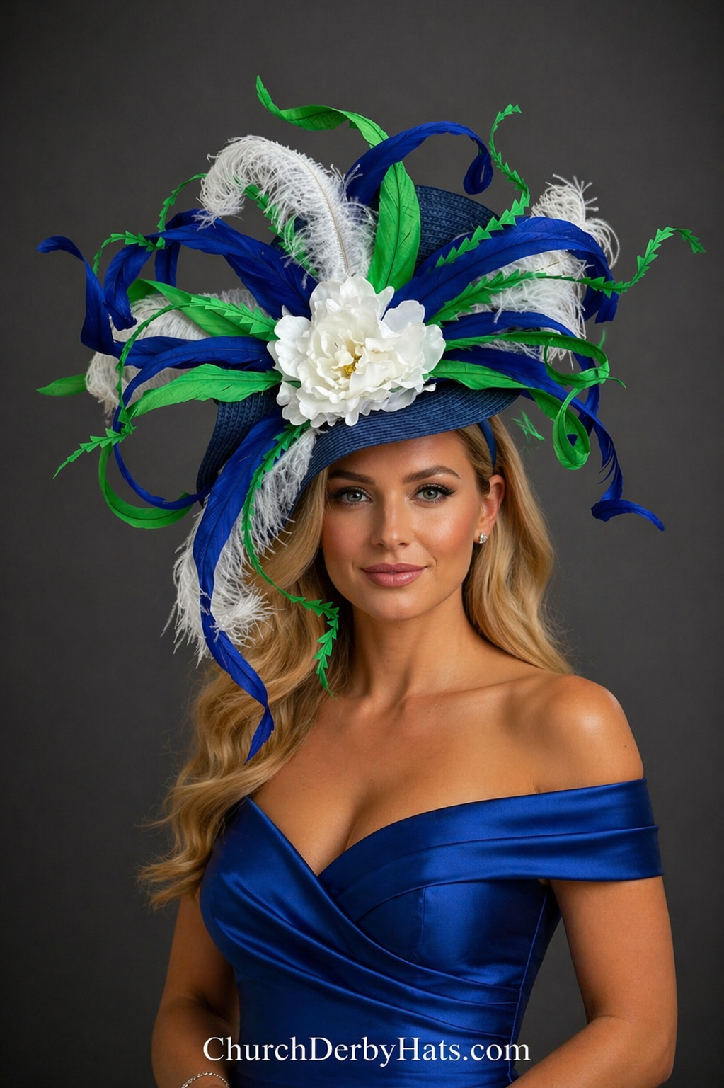 Ienna Fascinator - Kentucky Derby Hat