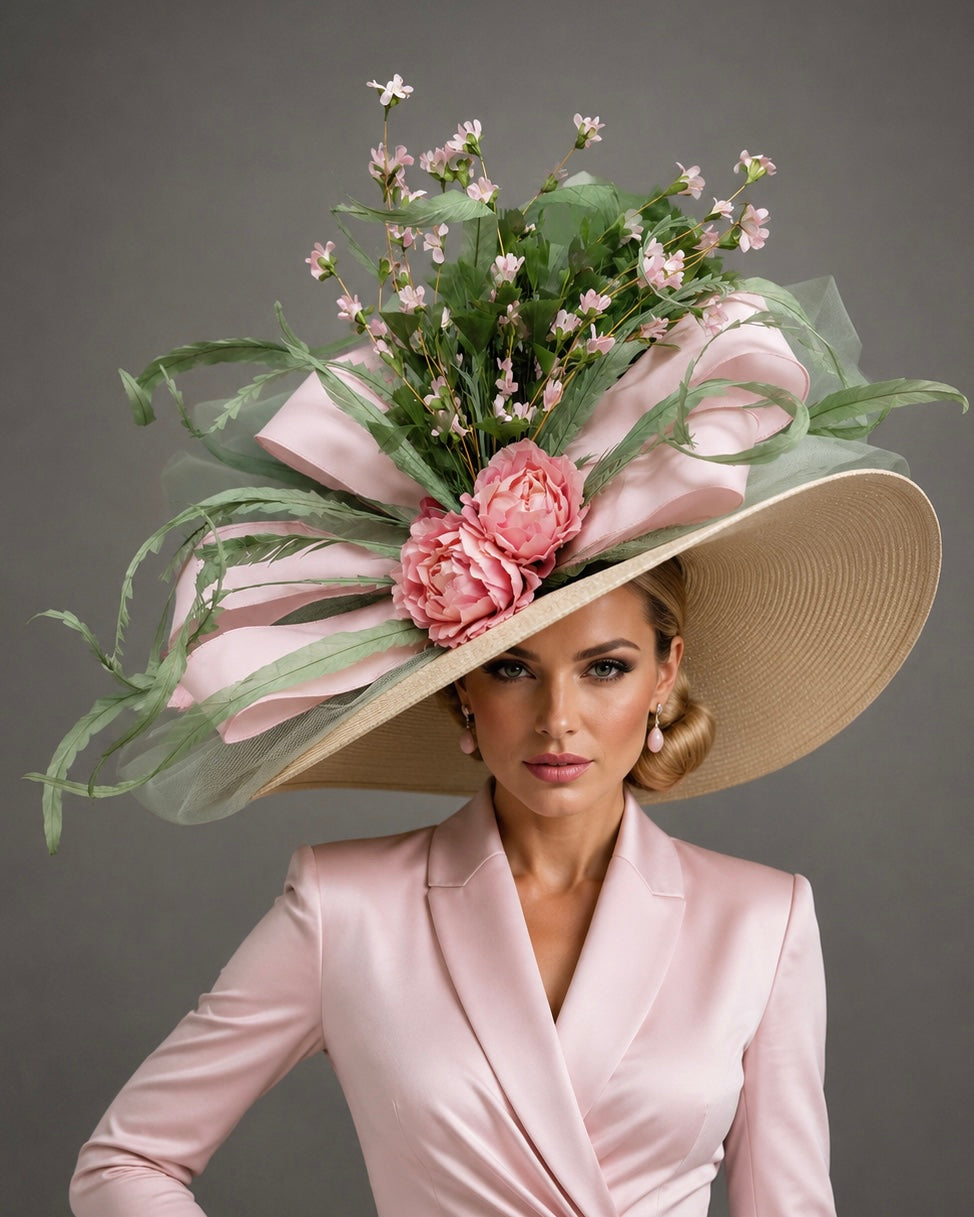 Garden Party - Kentucky Derby Hat - Church Hat