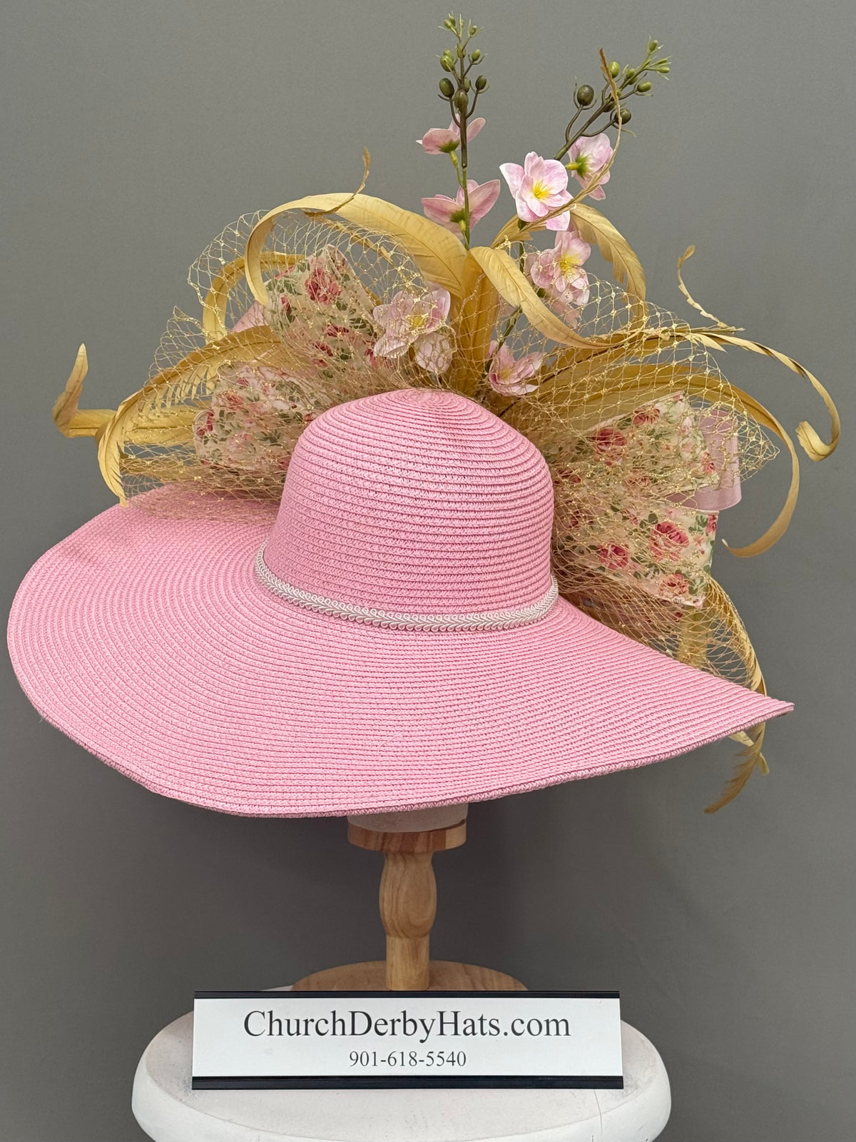 Pristine Pink - Kentucky Derby Hat